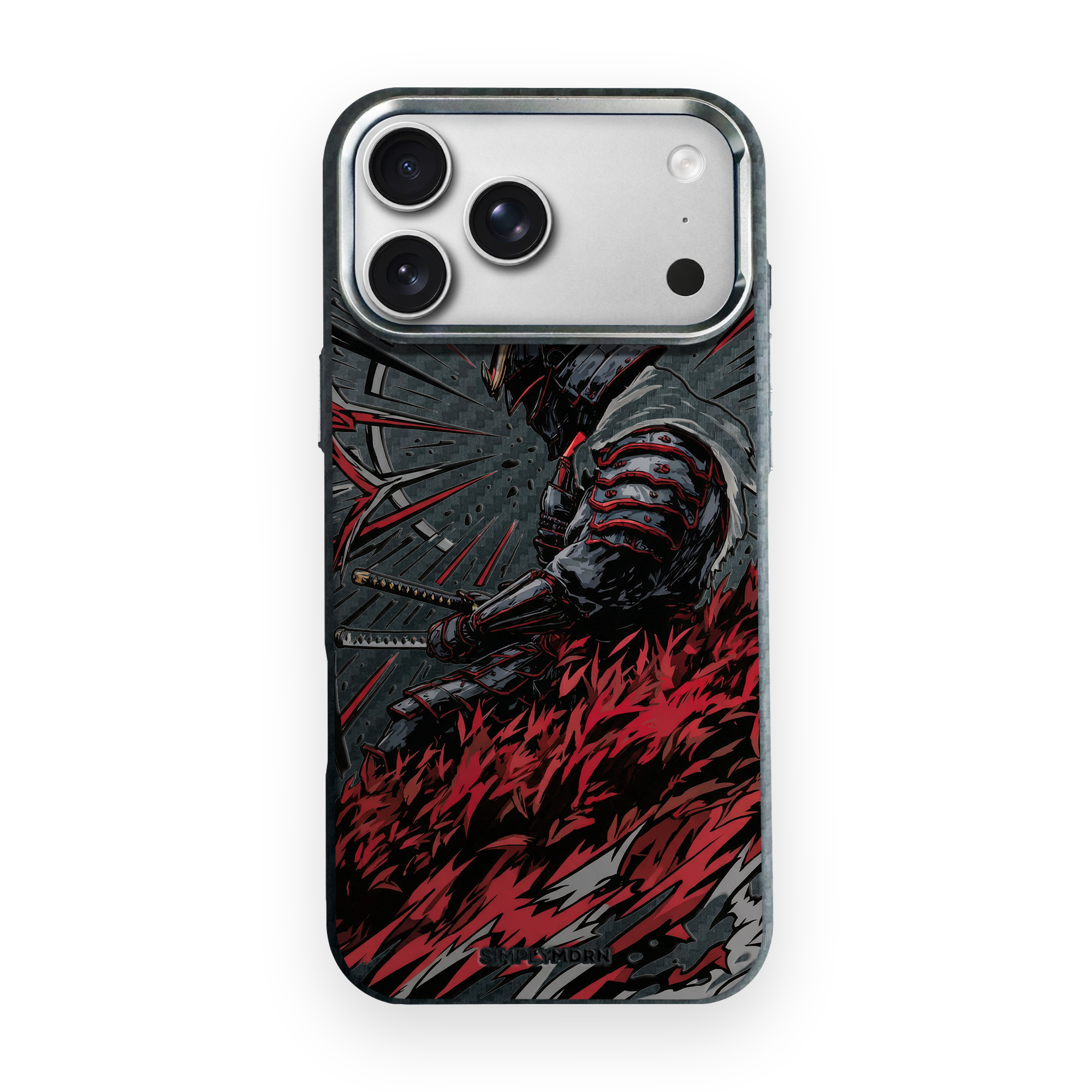 CRIMSON SAMURAI Carbon [S2] iPhone case image 1