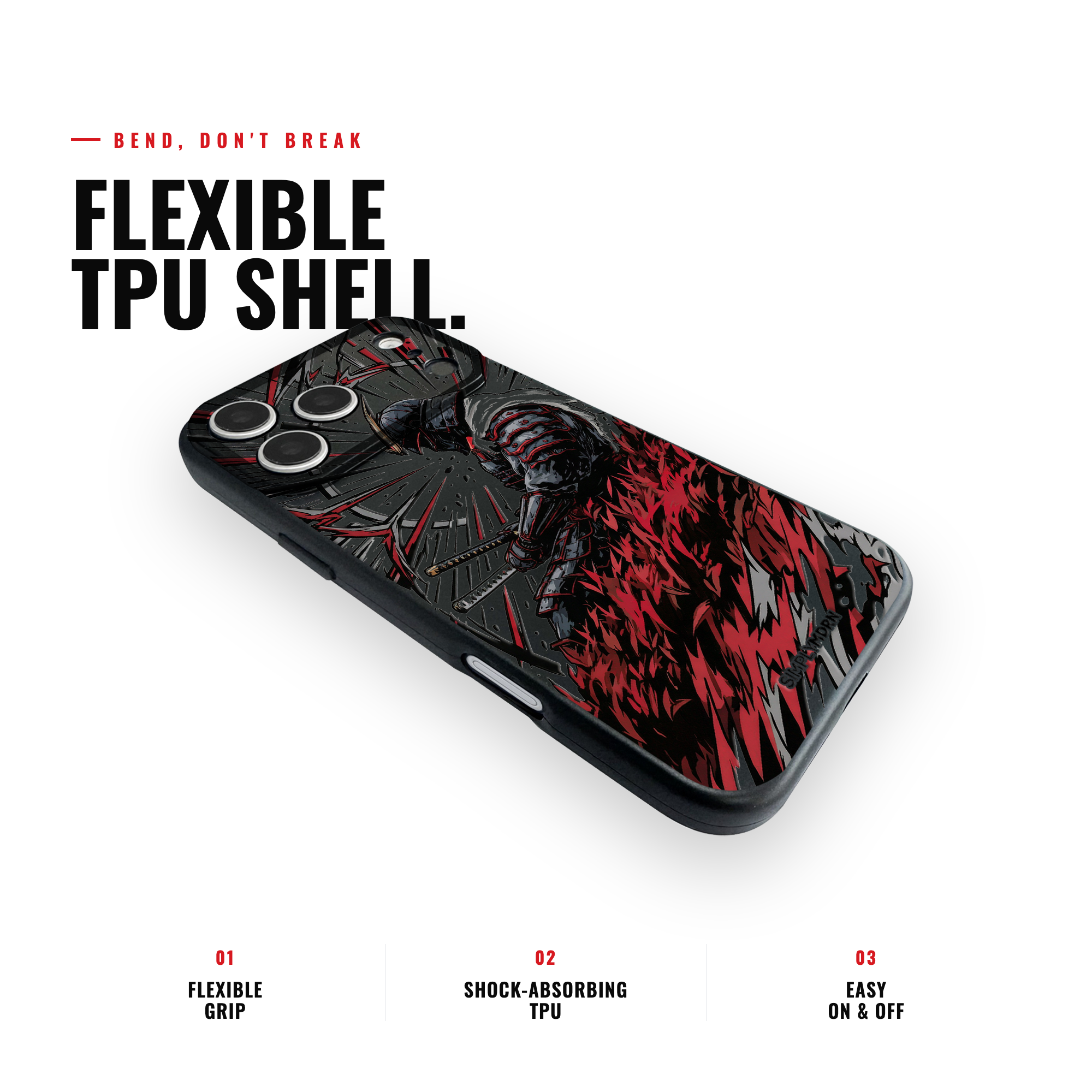 CRIMSON SAMURAI Slim [S2] iPhone case image 3