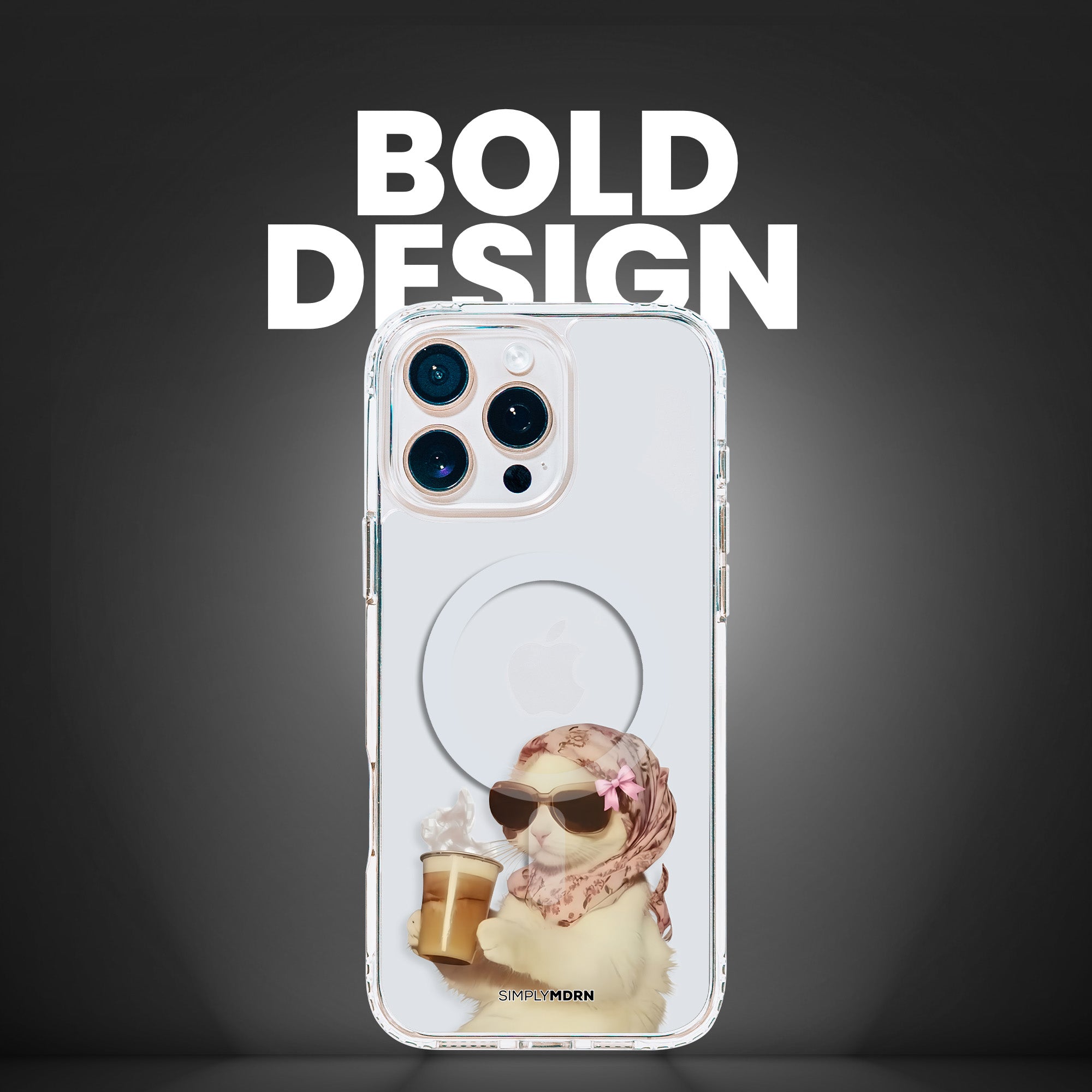 CAFFEINE KITTY [CLEAR MAGSAFE]