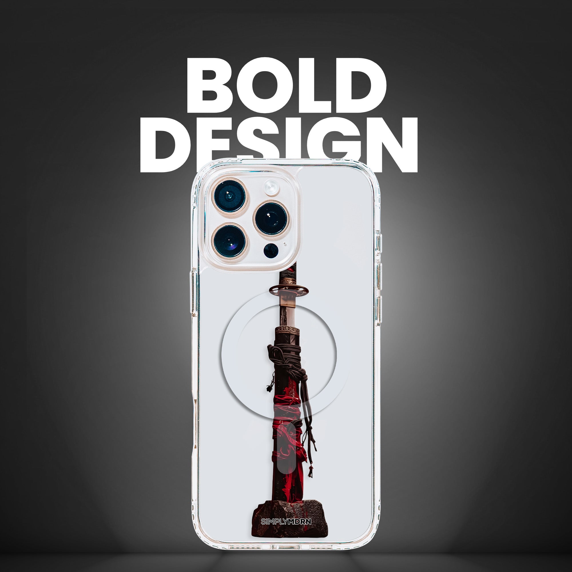 CRIMSON KATANA [CLEAR MAGSAFE]