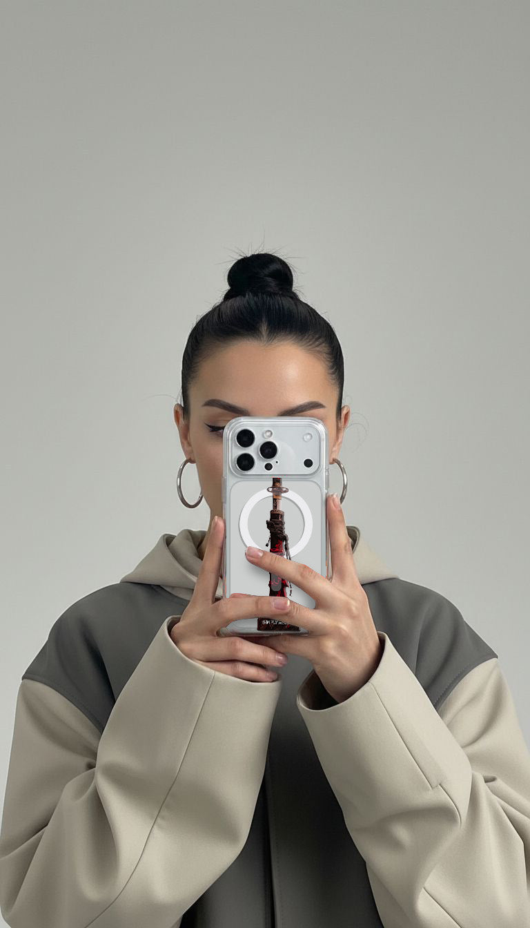 CRIMSON KATANA [CLEAR MAGSAFE]