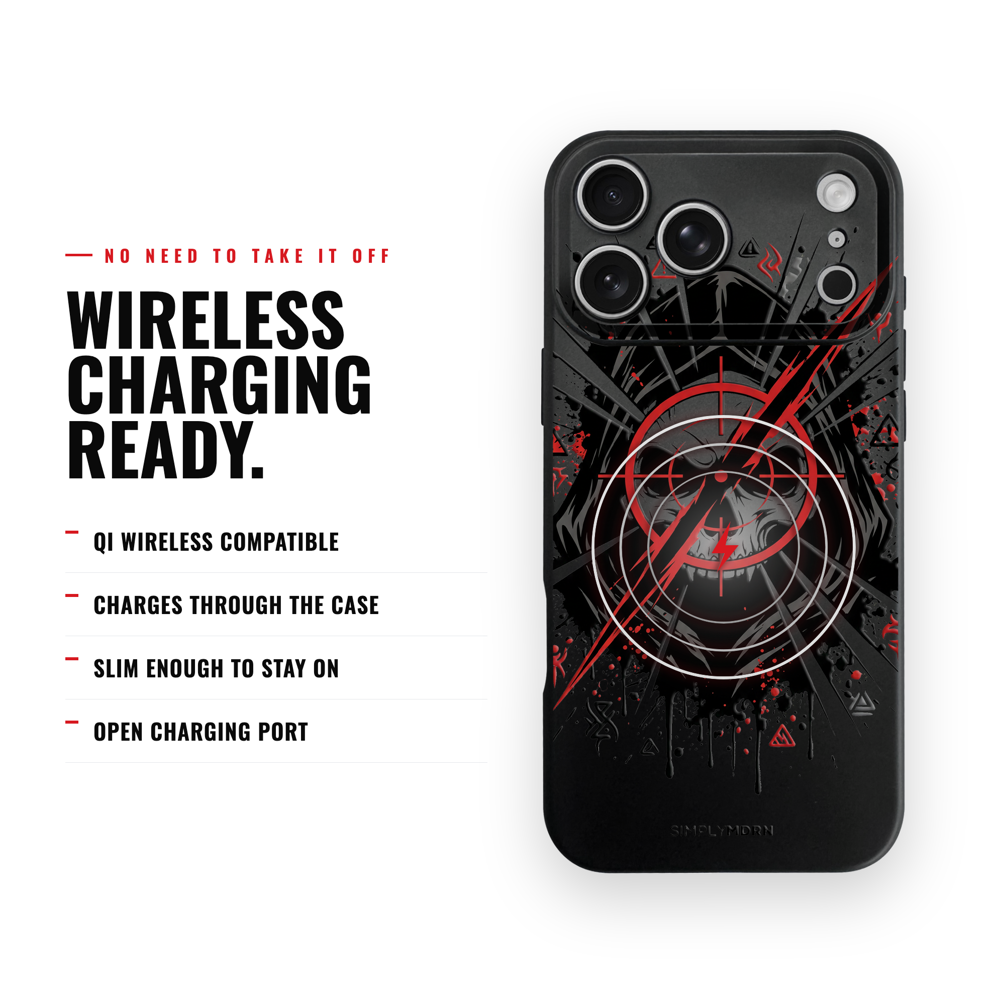 DEATH MARK Slim [S2] iPhone case image 4