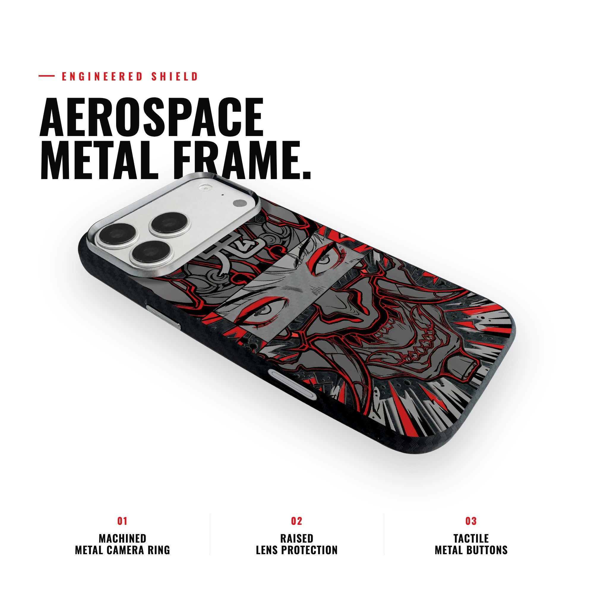DEMON GAZE Carbon [S2] iPhone case image 3