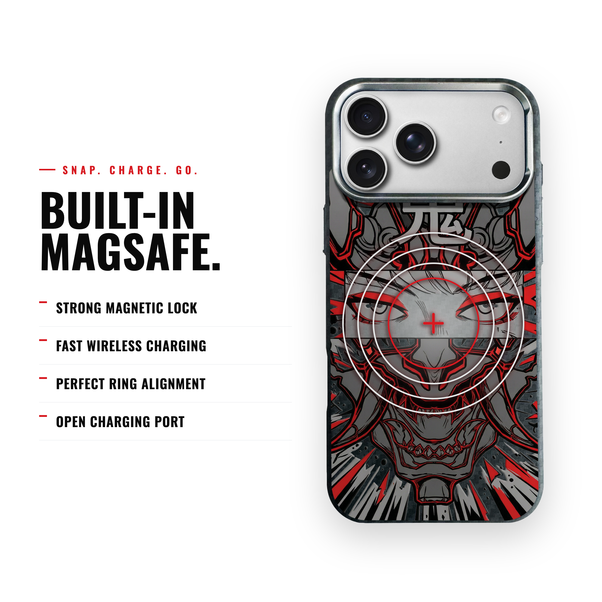 DEMON GAZE Carbon [S2] iPhone case image 4