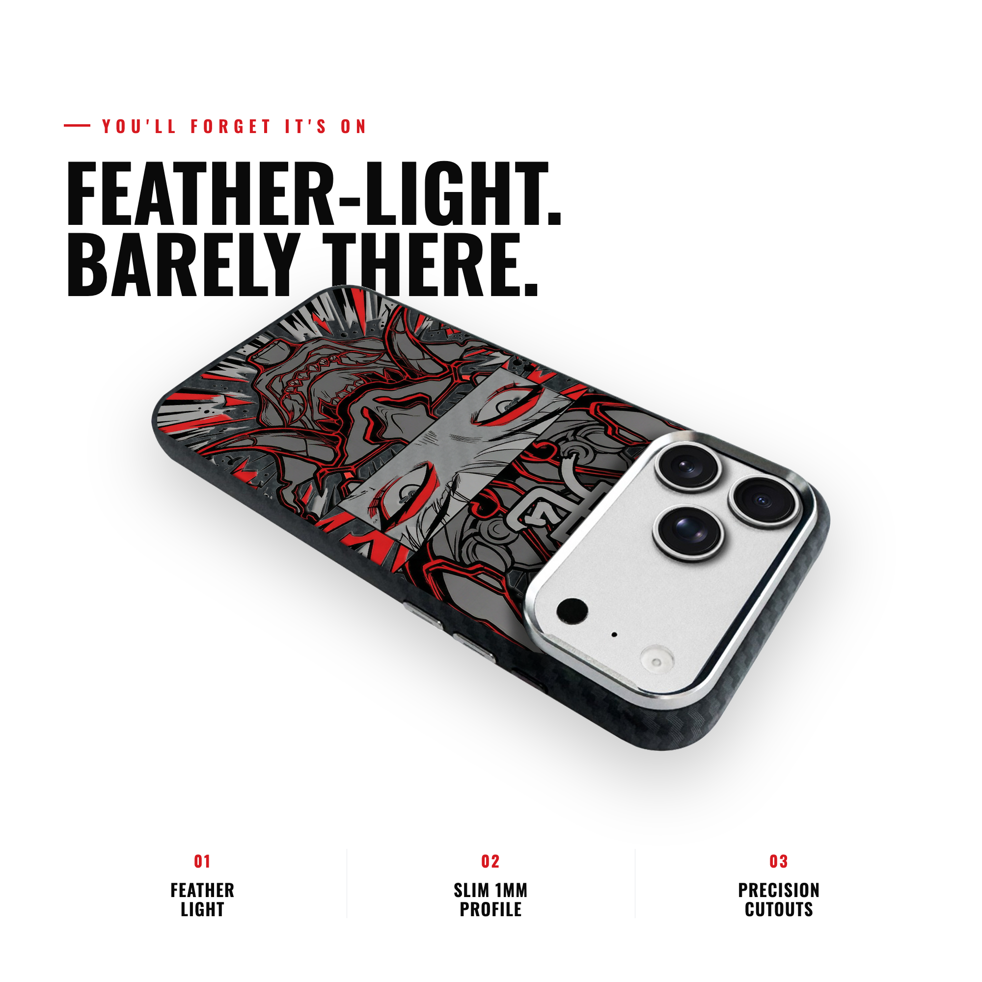 DEMON GAZE Carbon [S2] iPhone case image 6