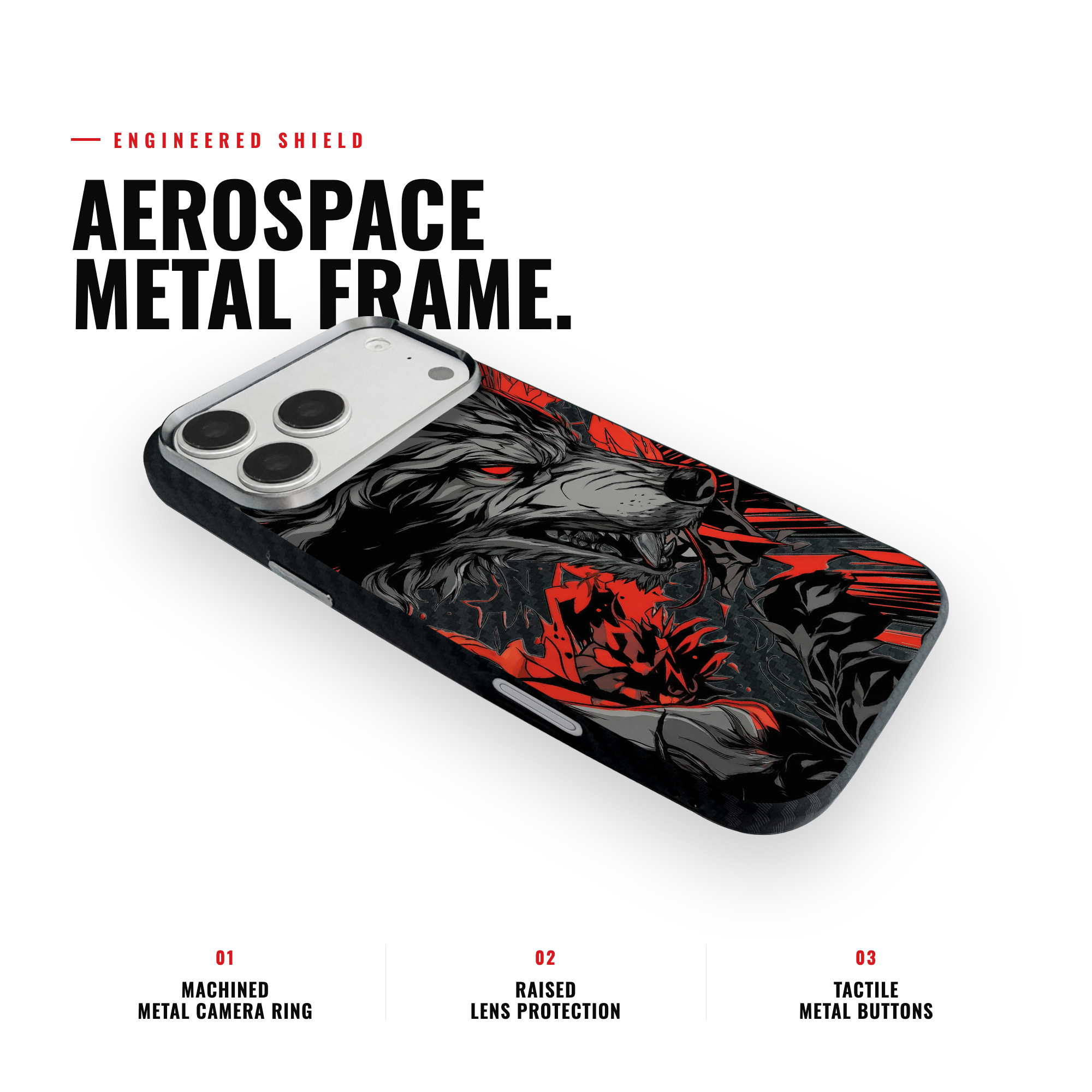 FERAL FLARE Carbon [S2] iPhone case image 3