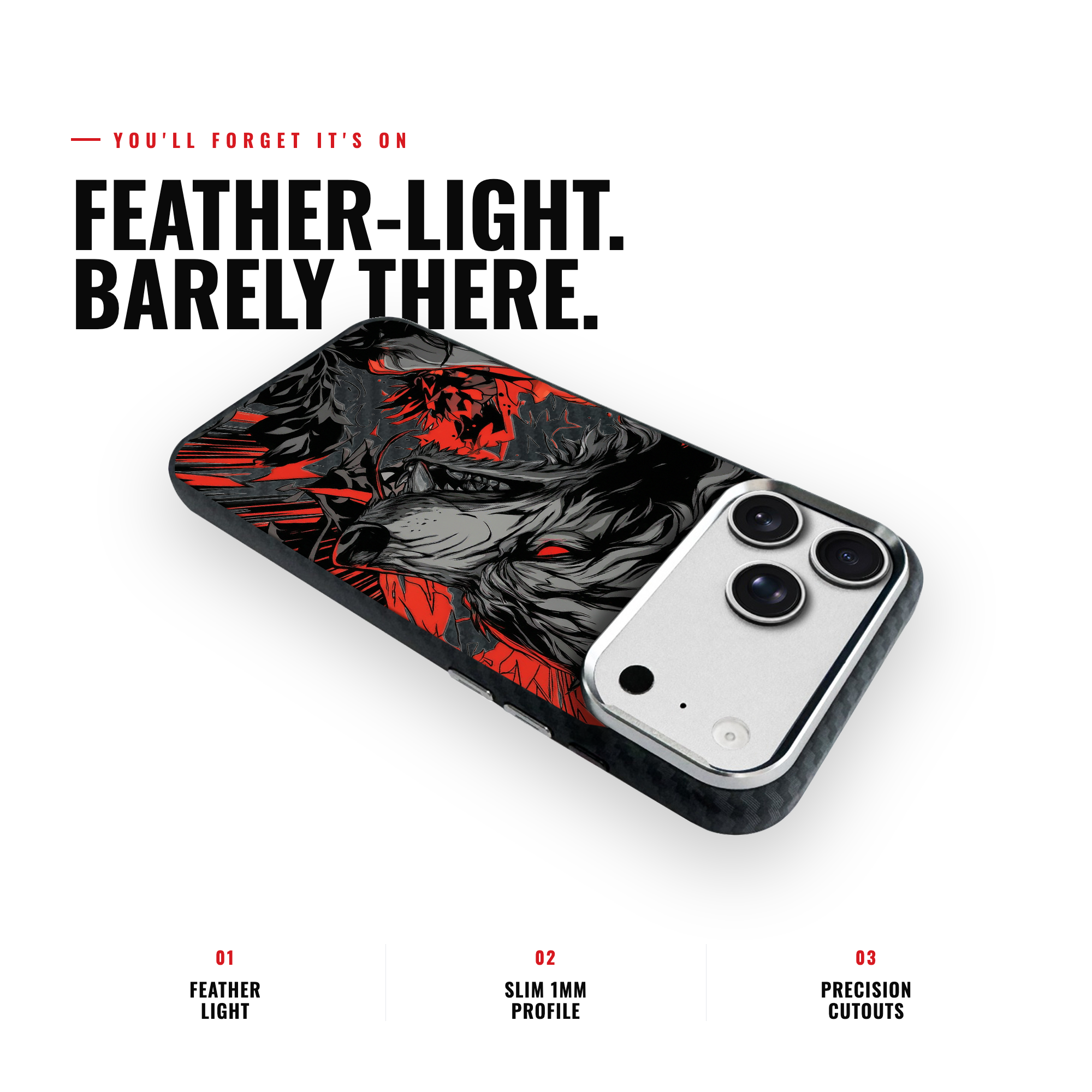FERAL FLARE Carbon [S2] iPhone case image 6