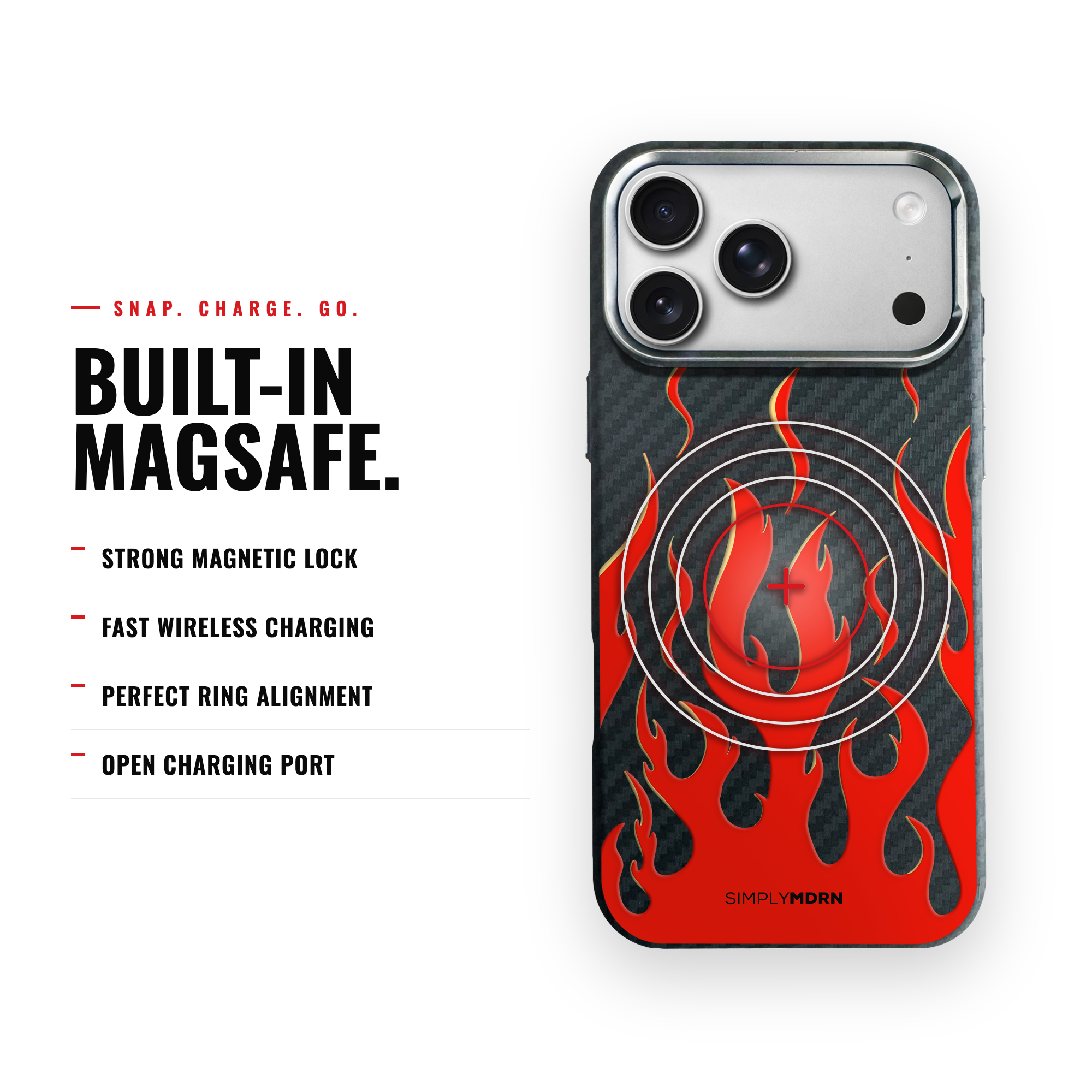FLAMEZ Carbon [S2] iPhone case image 4
