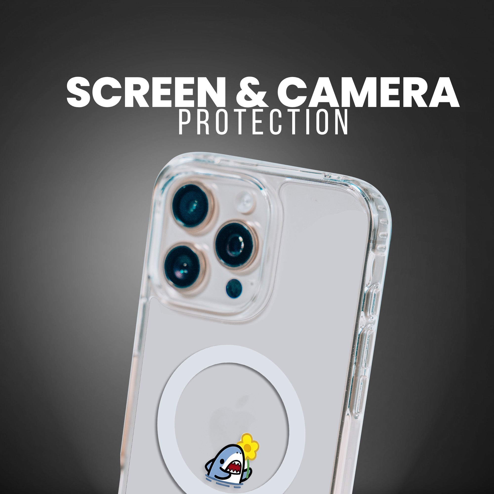 FLOWER SHARKIE [CLEAR MAGSAFE]