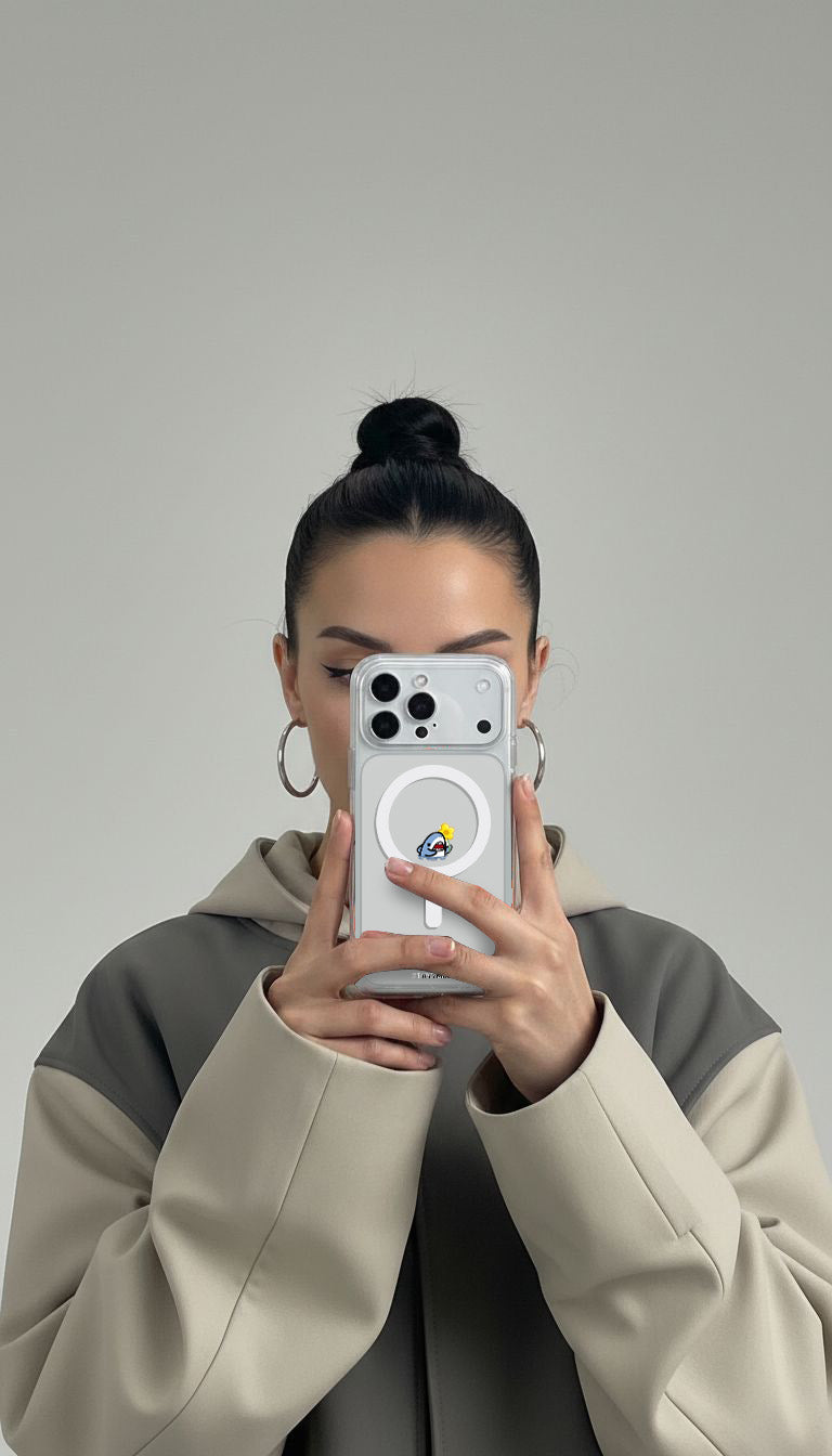 FLOWER SHARKIE [CLEAR MAGSAFE]