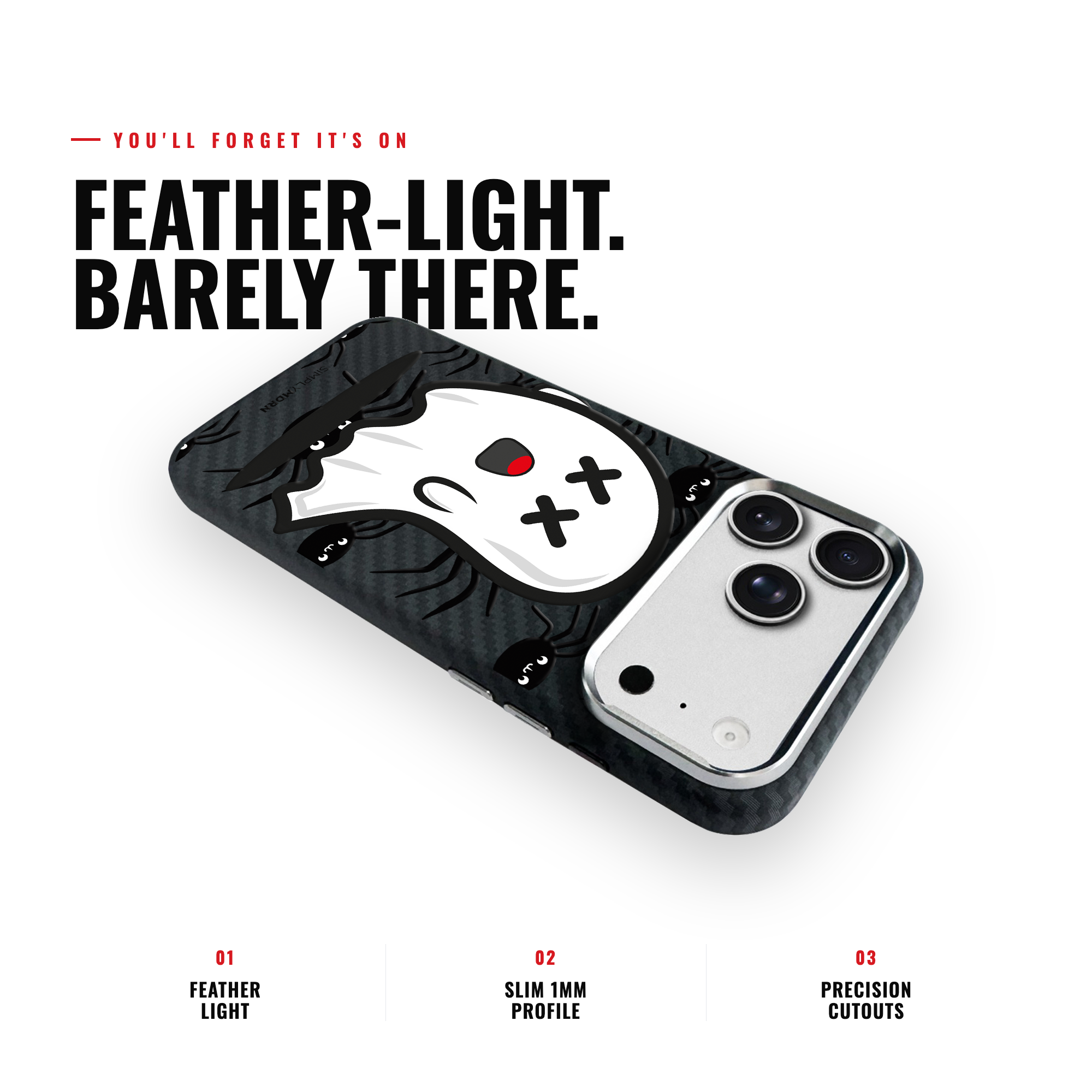 GHOSTY Carbon [S2] iPhone case image 6