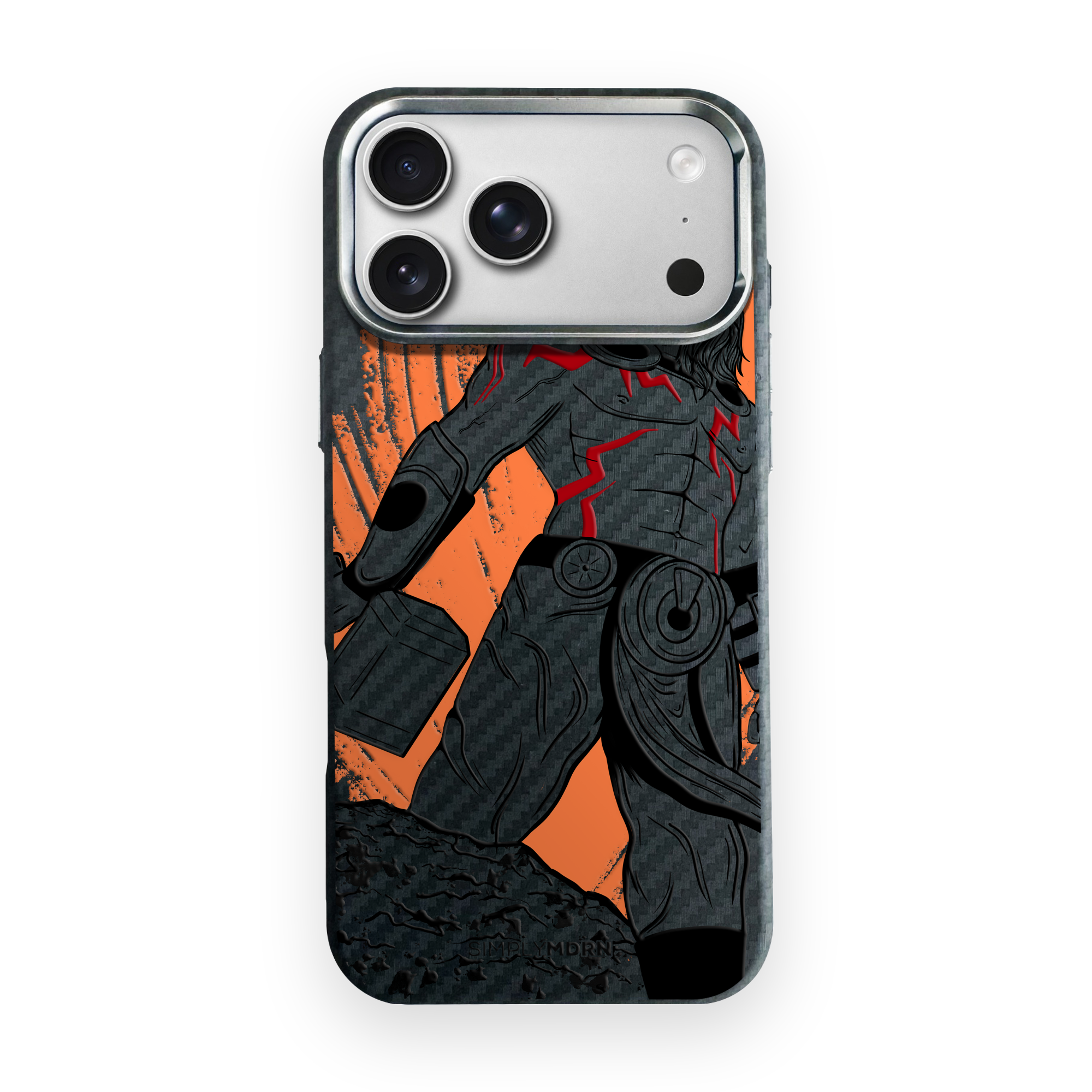 GOD OF THUNDER Carbon [S2] iPhone case image 1