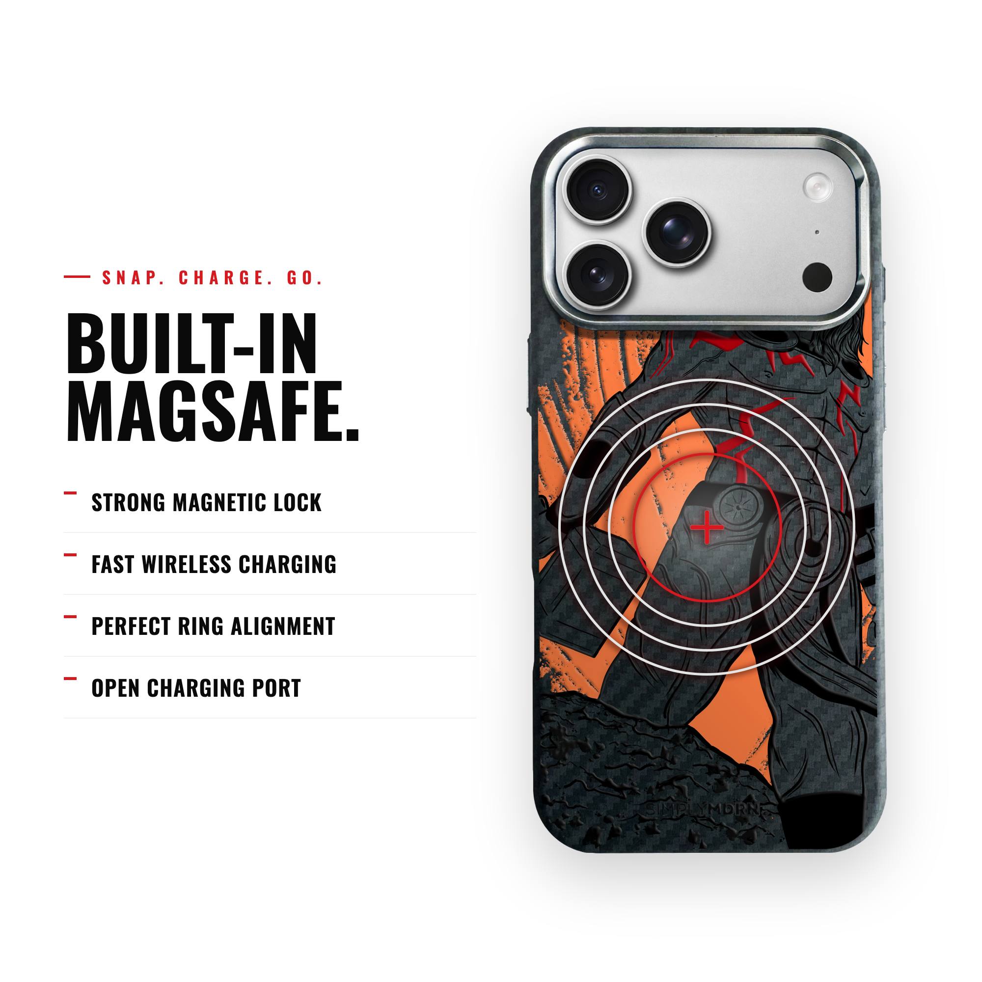 GOD OF THUNDER Carbon [S2] iPhone case image 4