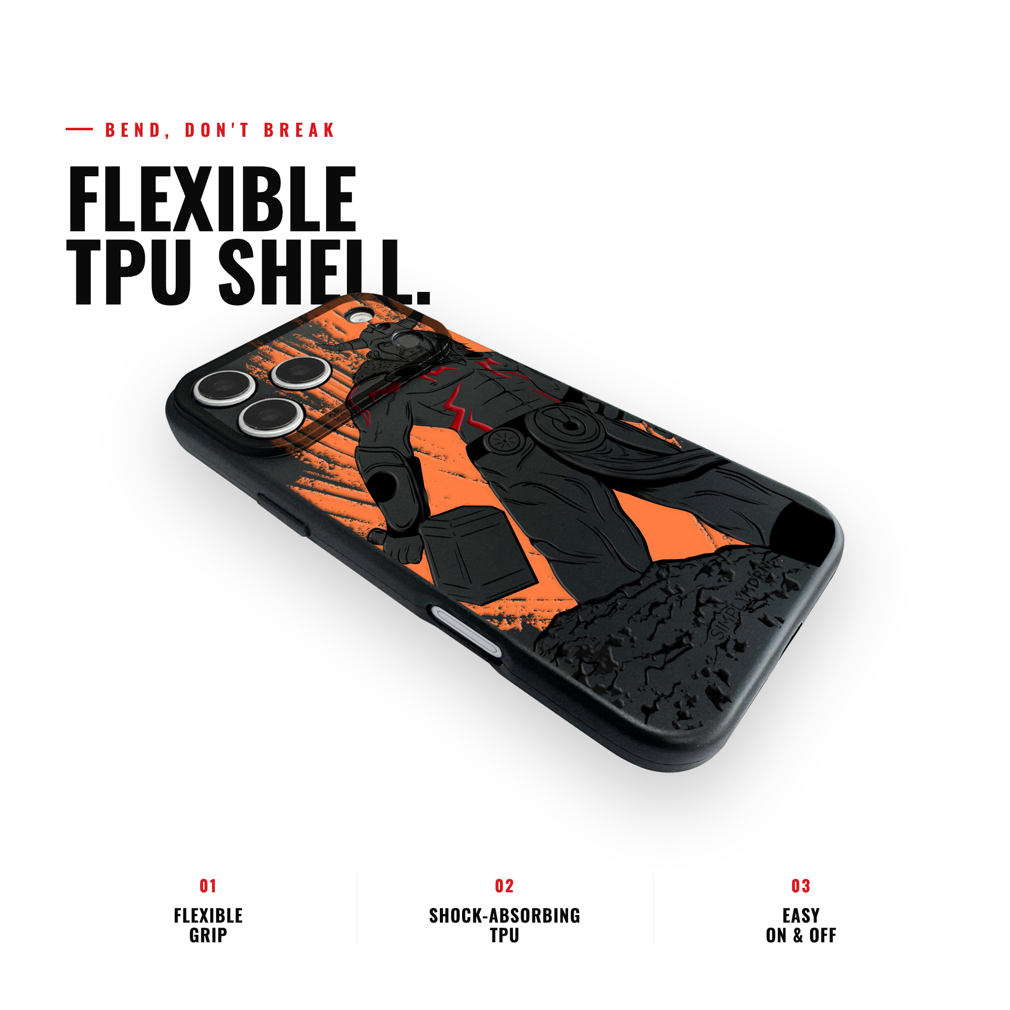 GOD OF THUNDER Slim [S2] iPhone case image 3