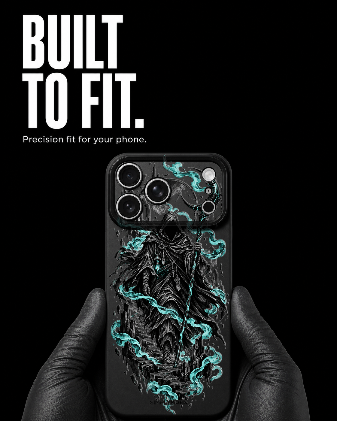 Slim S2 iPhone case button and cutout detail