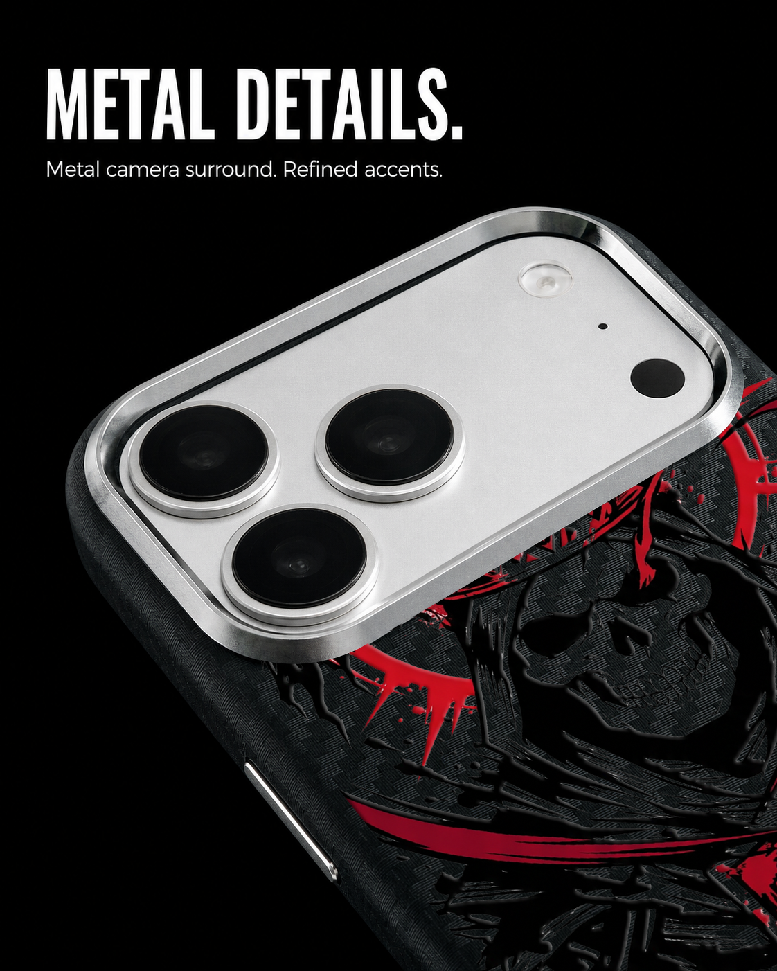 CROWNED GRIM Carbon Series (S1) phone case feature image 6