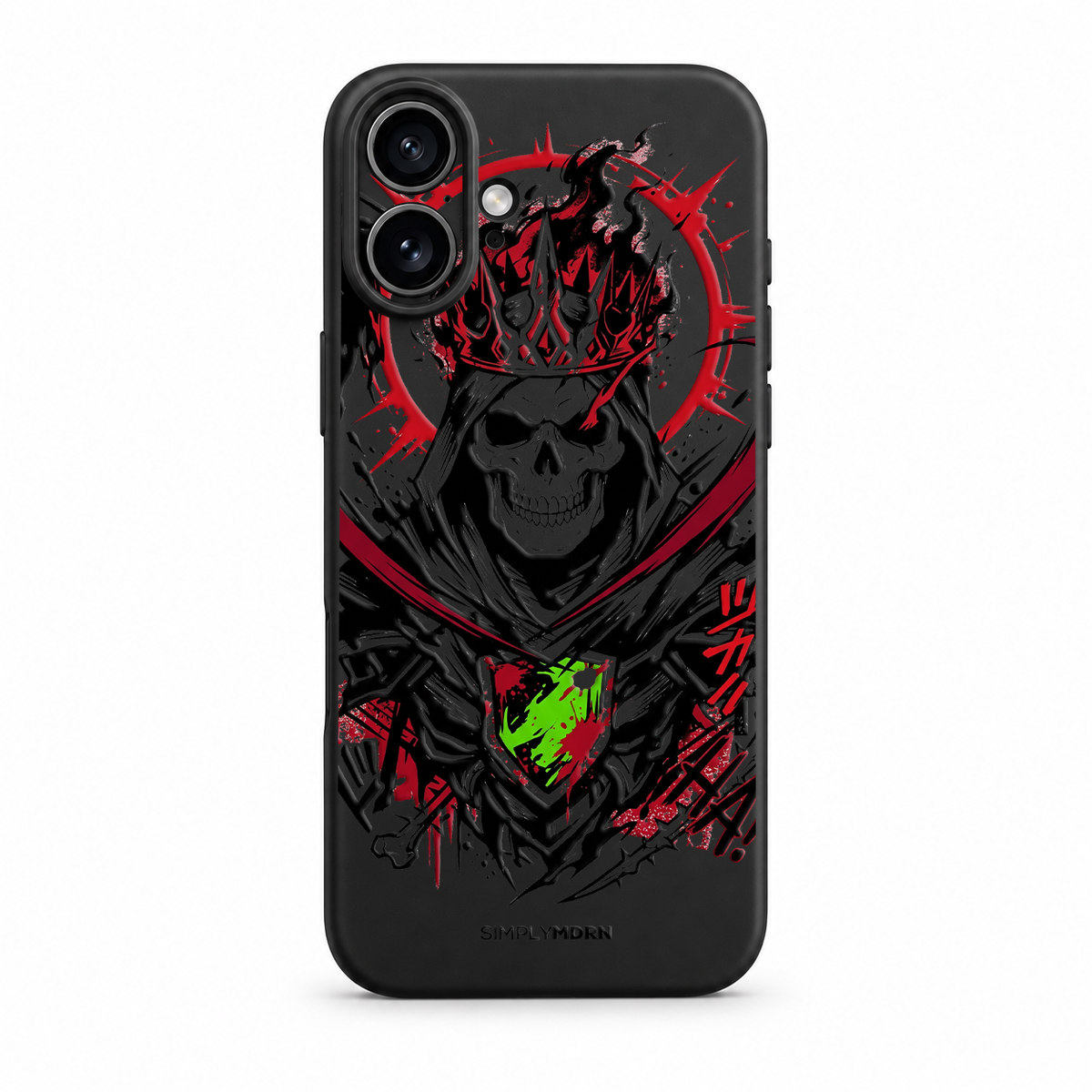 CROWNED GRIM Slim S2 case for iPhone 16 Plus