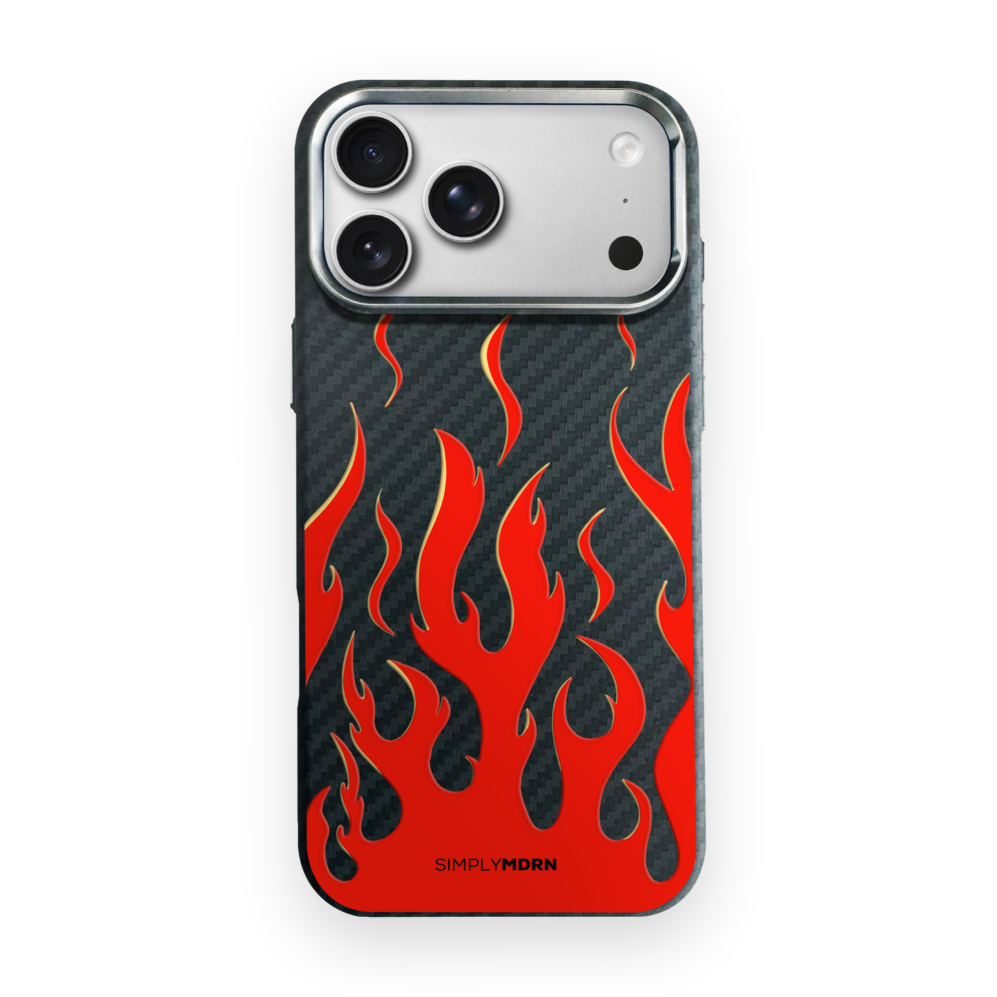 FLAMEZ Carbon Series (S1) phone case on white background