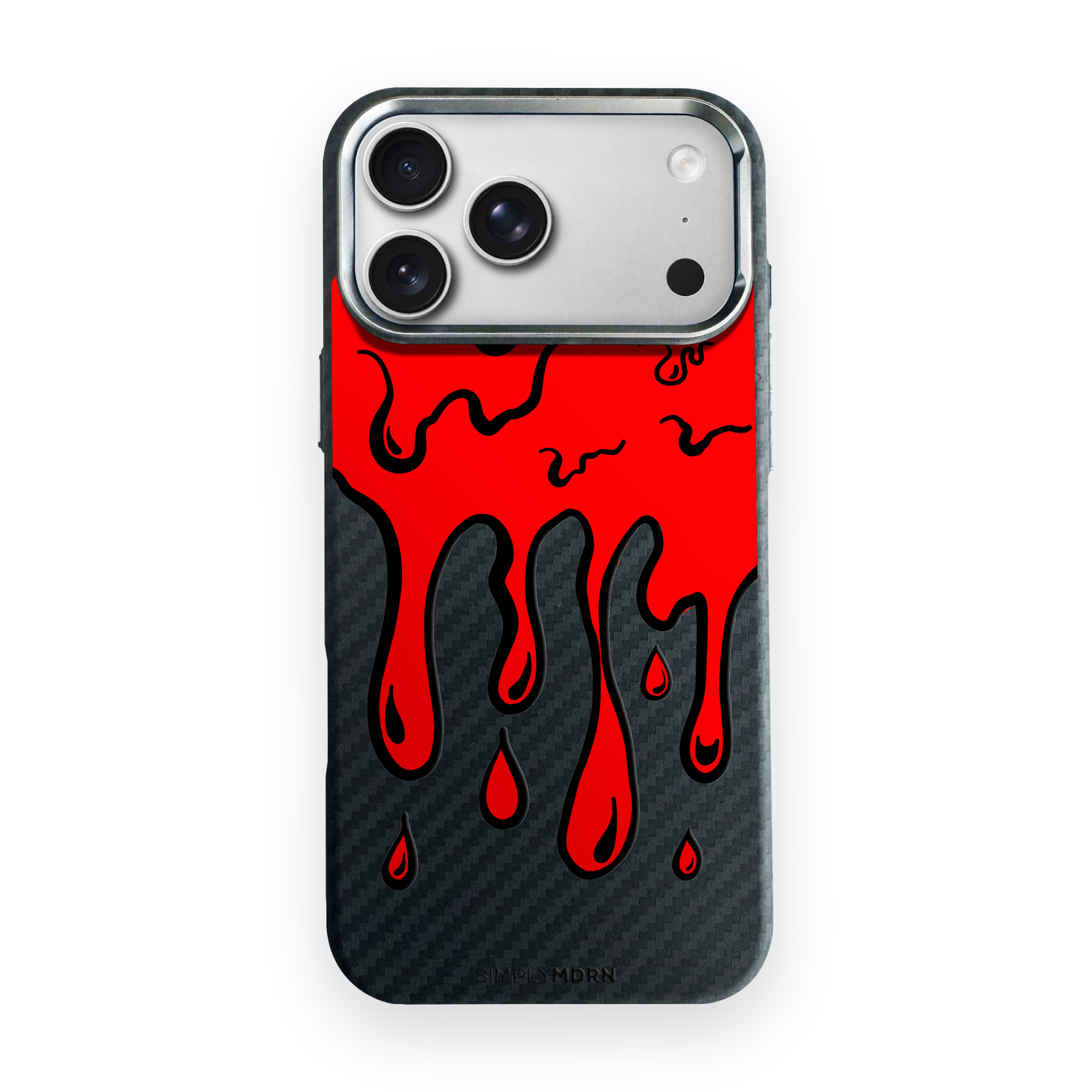 DRIPPY Carbon Series (S1) phone case on white background
