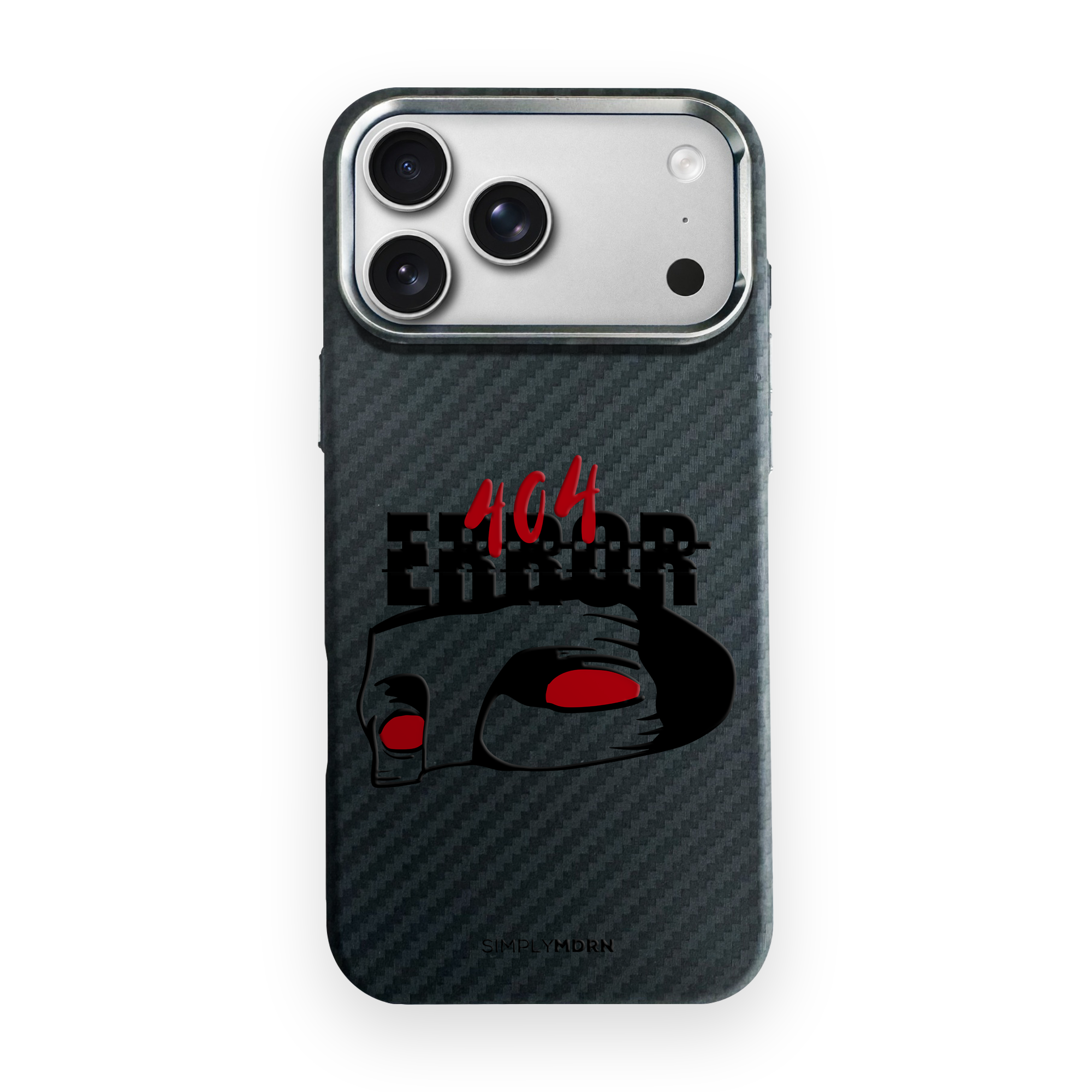 404 ERROR Carbon Series (S1) phone case on white background
