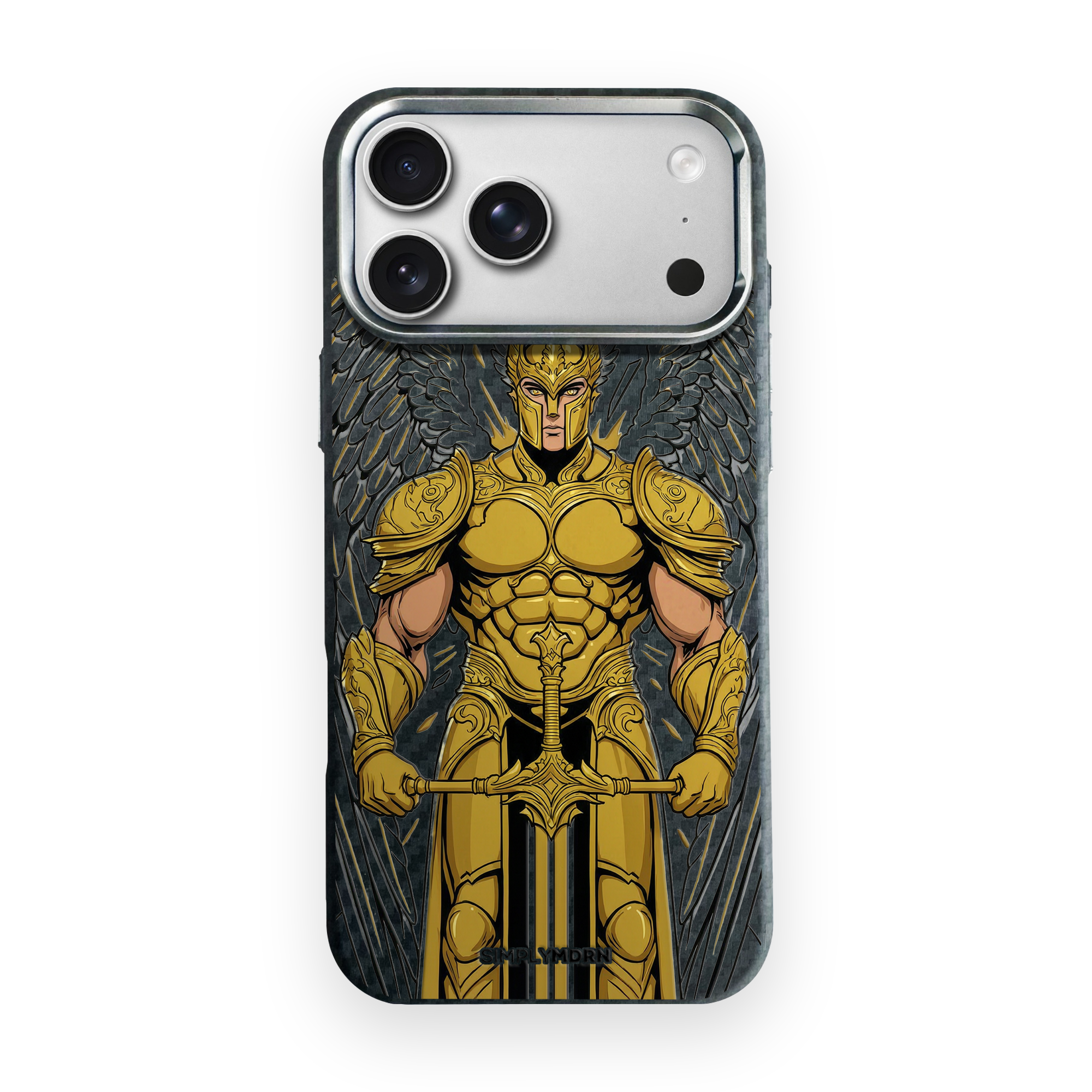 ANGELIC FORTITUDE Carbon Series (S1) phone case on white background
