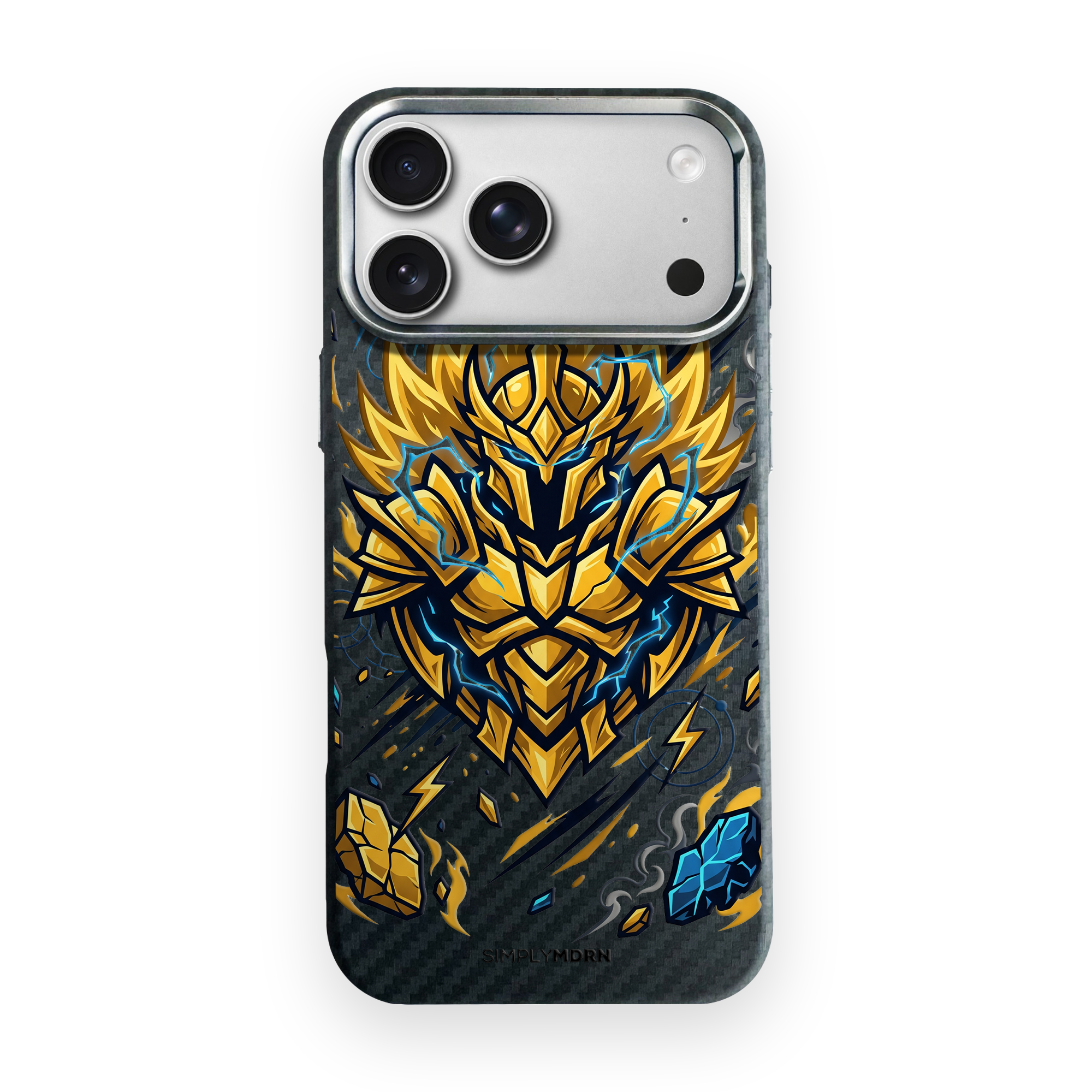 AURA BURST Carbon Series (S1) phone case on white background