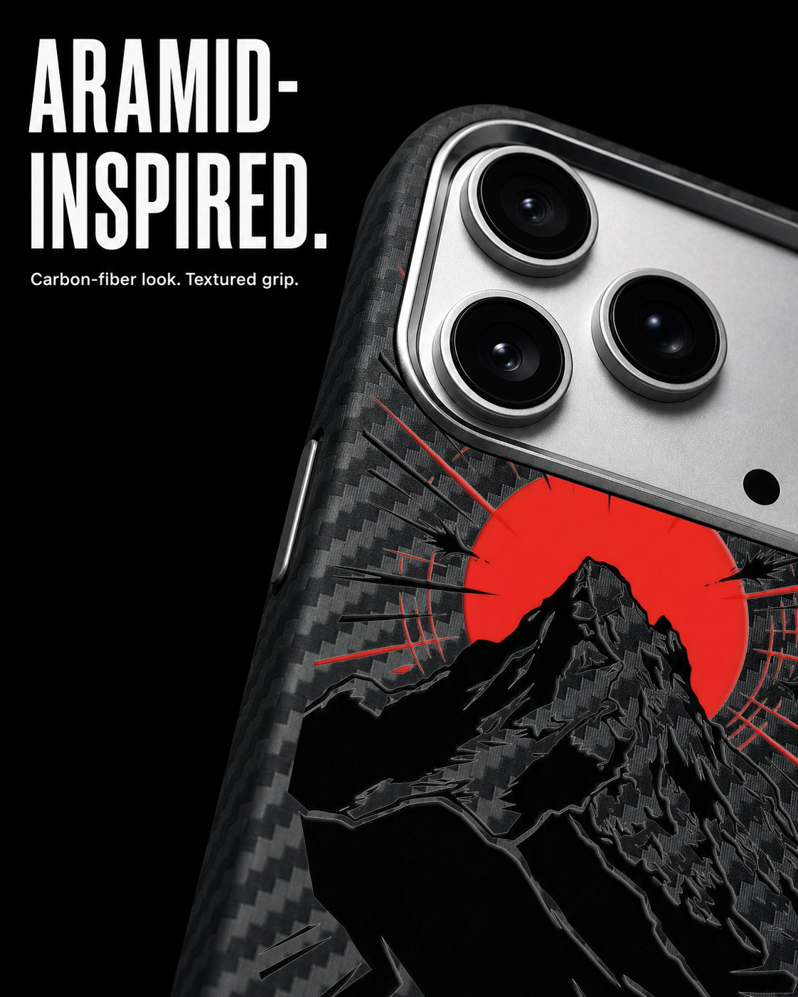 CRIMSON APEX Carbon Series (S1) phone case feature image 4