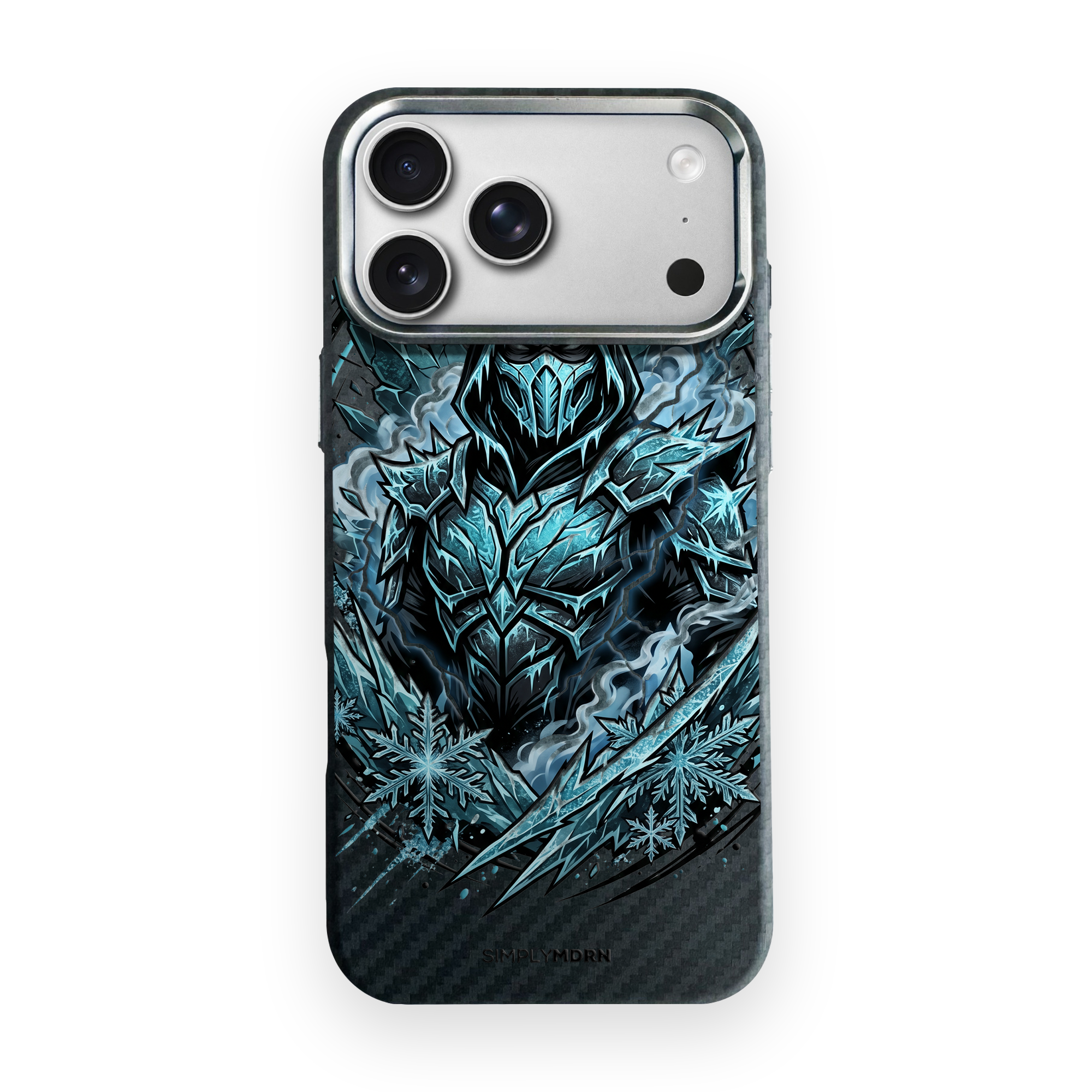 CRYO MASK Carbon Series (S1) phone case on white background