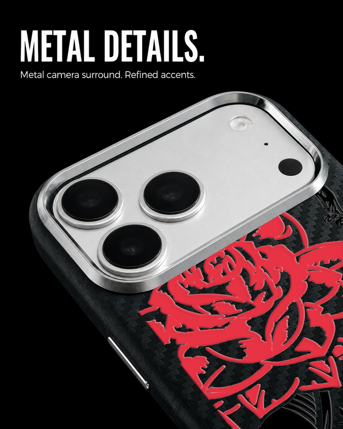 DARK ROSE Carbon S1 iPhone 17 Pro case - product view 6