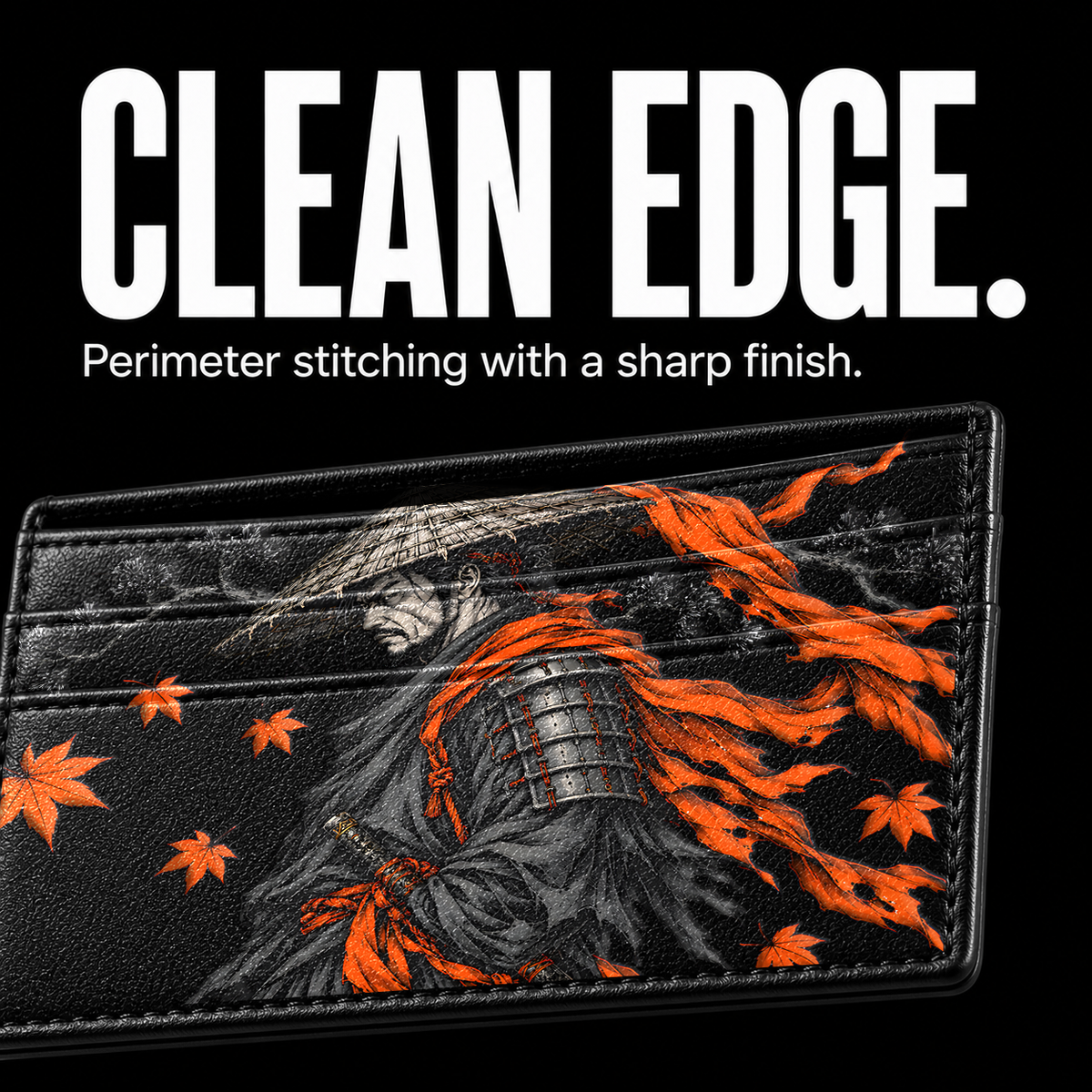 EMBER WAY Card Wallet - edge detail