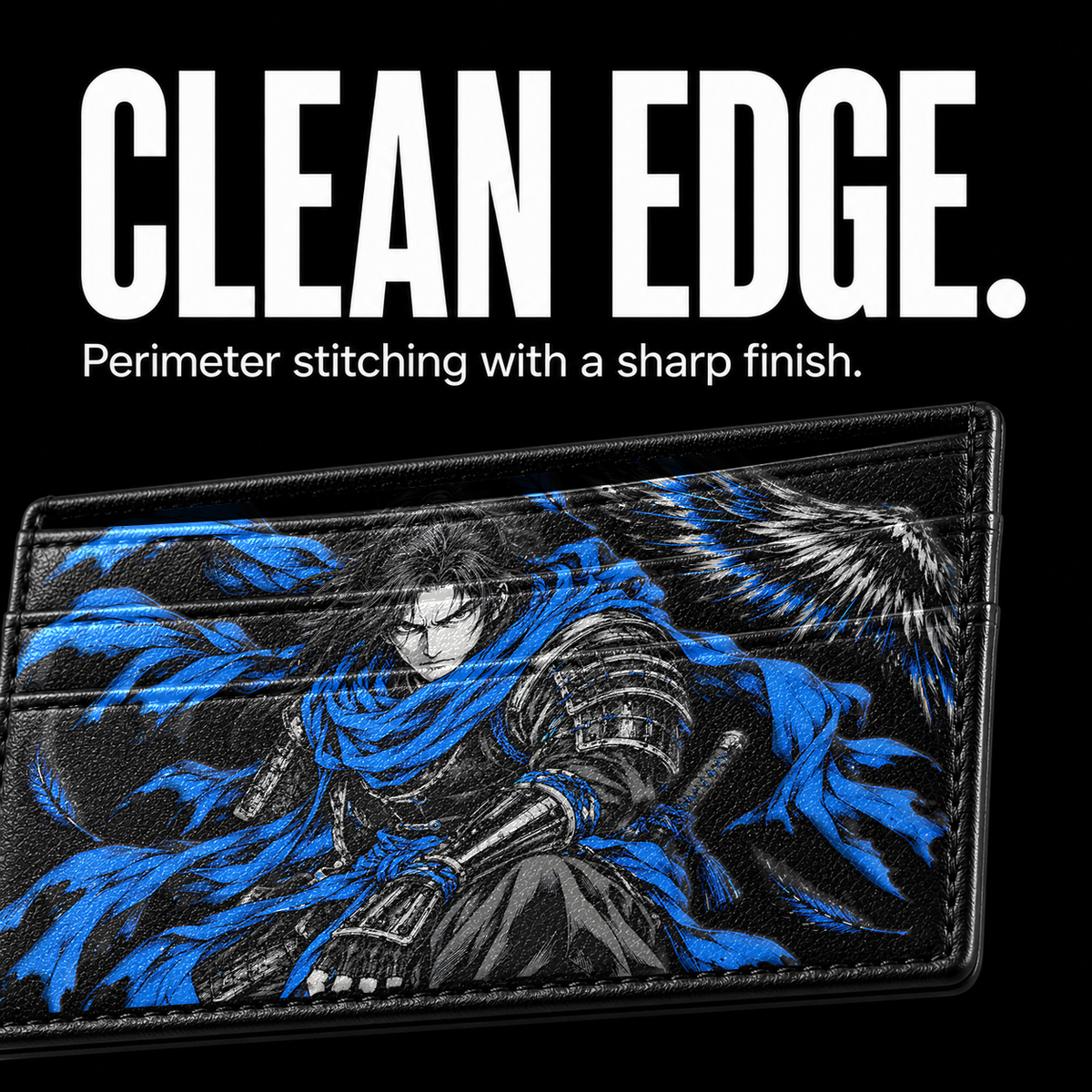 SKYFANG Card Wallet - edge detail