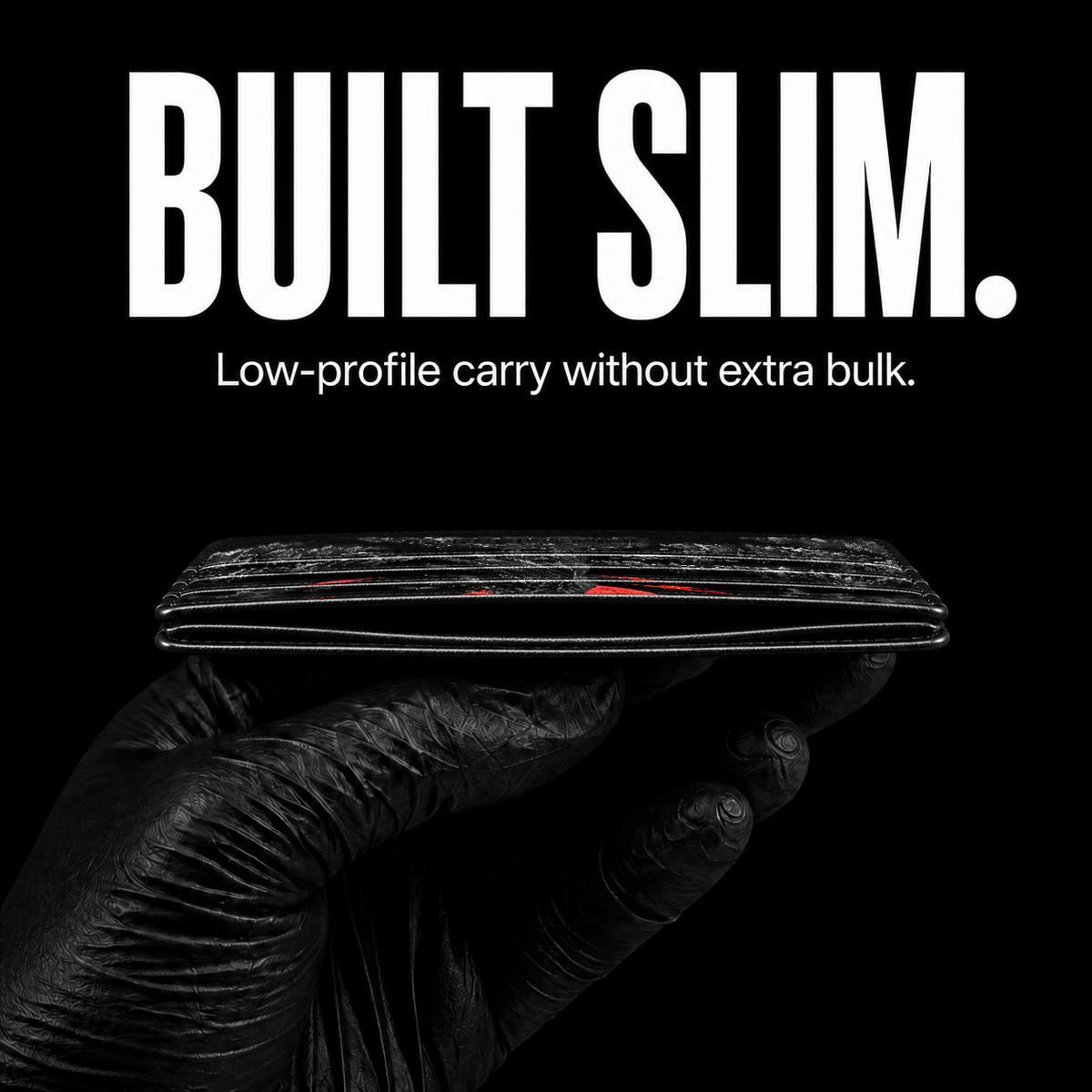 SILENT OATH Card Wallet - slim profile
