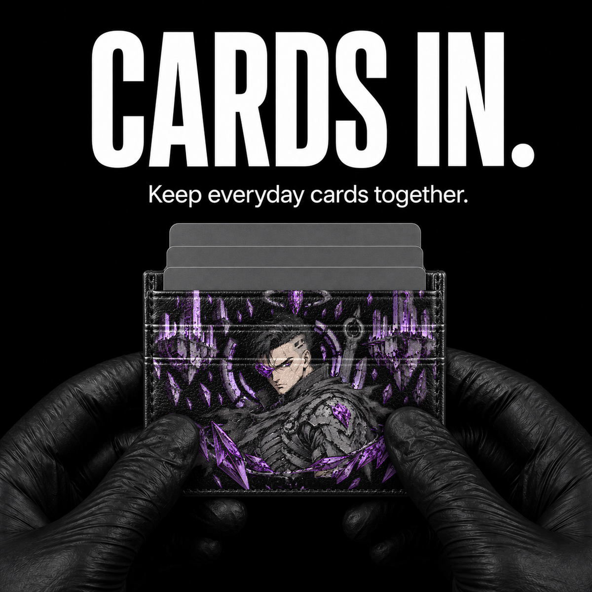 VIOLET RUIN Card Wallet - card storage