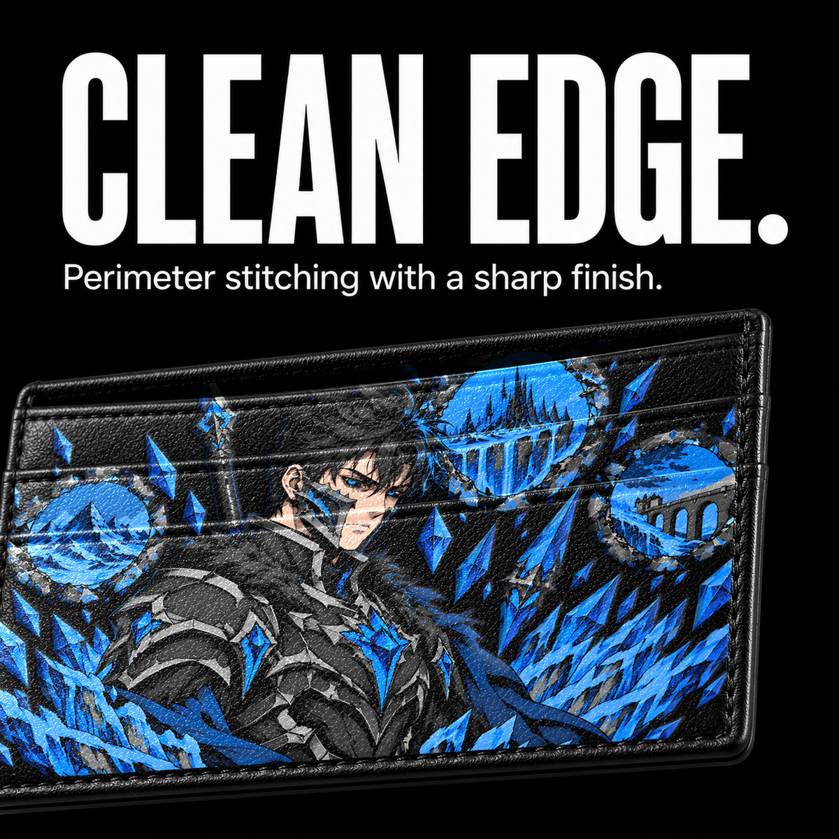 FROST RIFT Card Wallet - edge detail