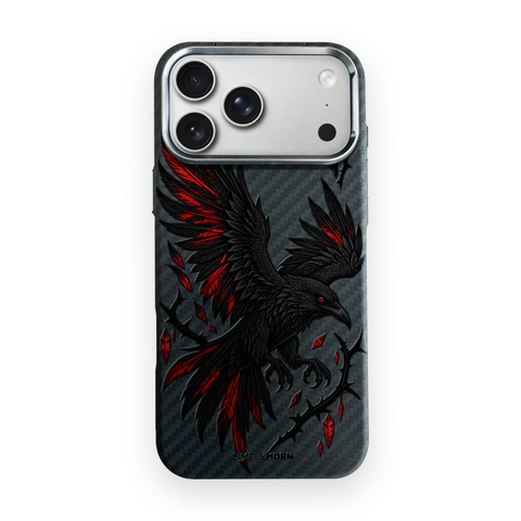 CRIMSON BELFRY — CARBON — iPhone 18 Pro Max