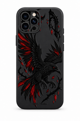 Crimson Belfry artwork on a Black Slim [S2] case, iPhone 12 Pro, view 1