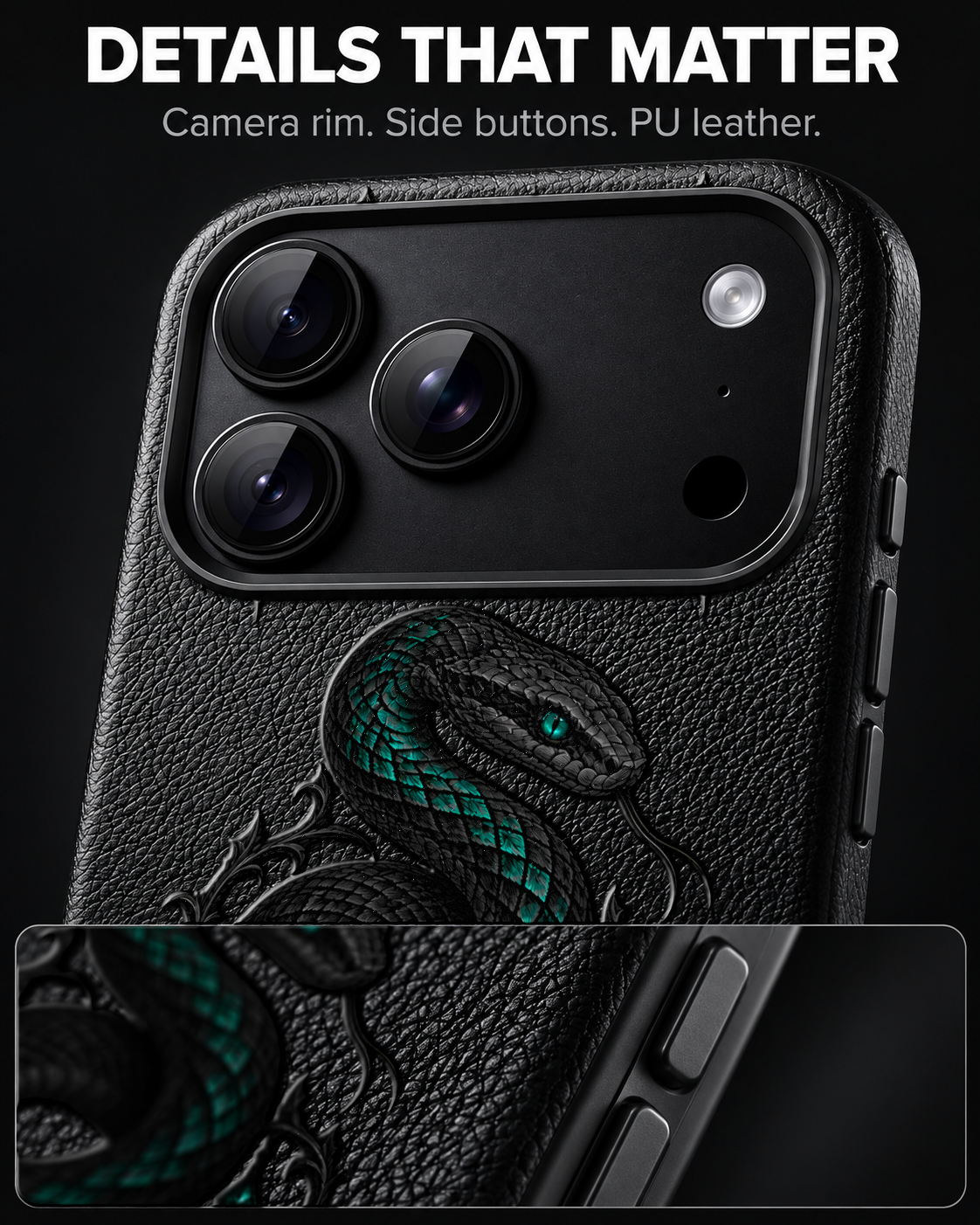 Thorncoil Leather X Series case, representative view 4