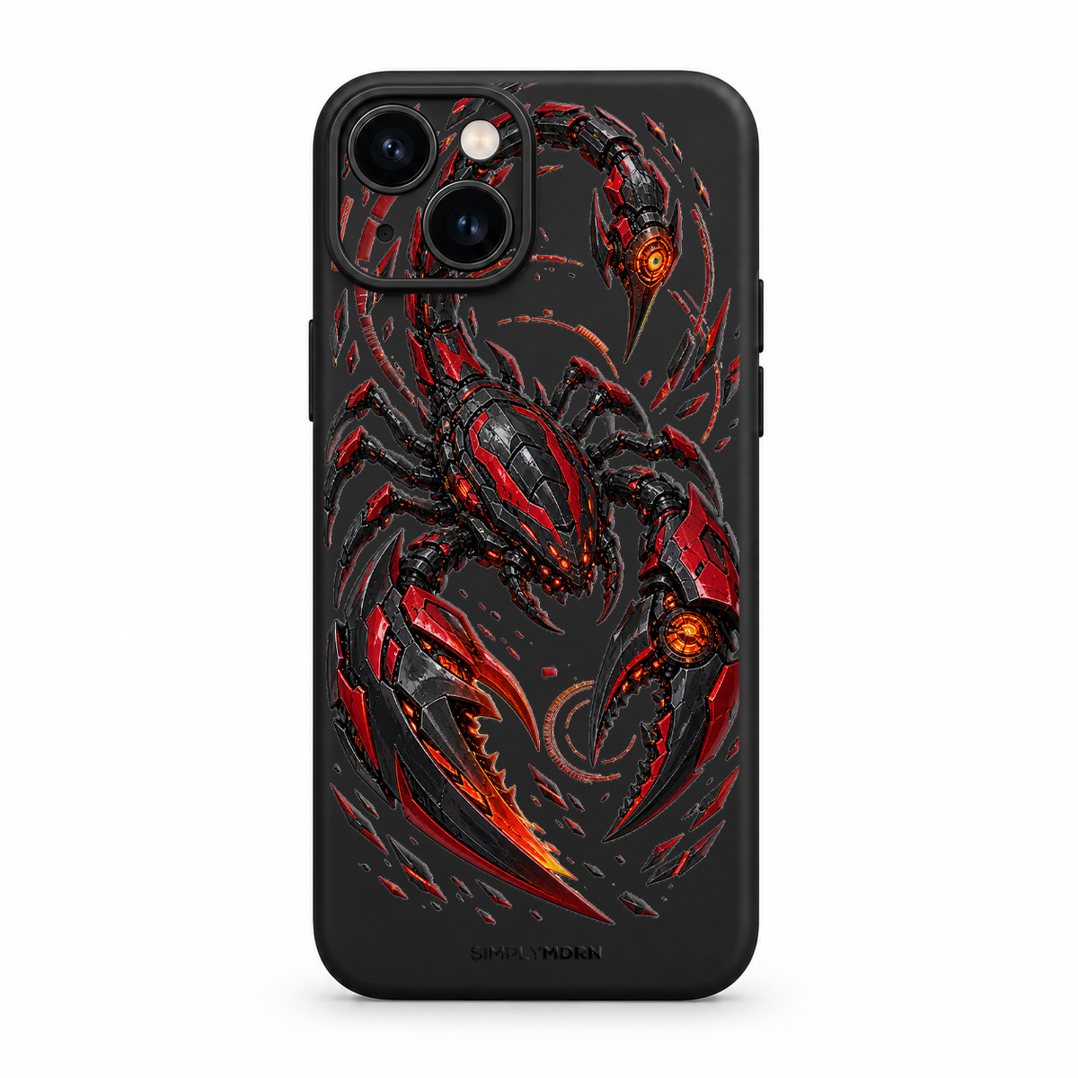 CRIMSON MECHA SCORPION Slim S2 case for iPhone 13