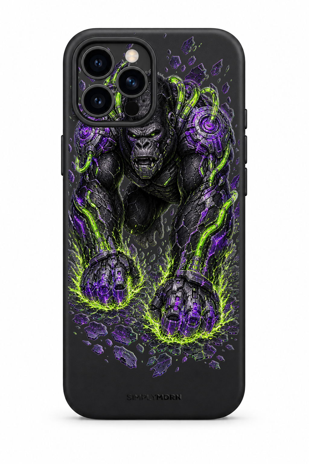 NEON CYBER GORILLA Slim S2 case for iPhone 16 Pro Max