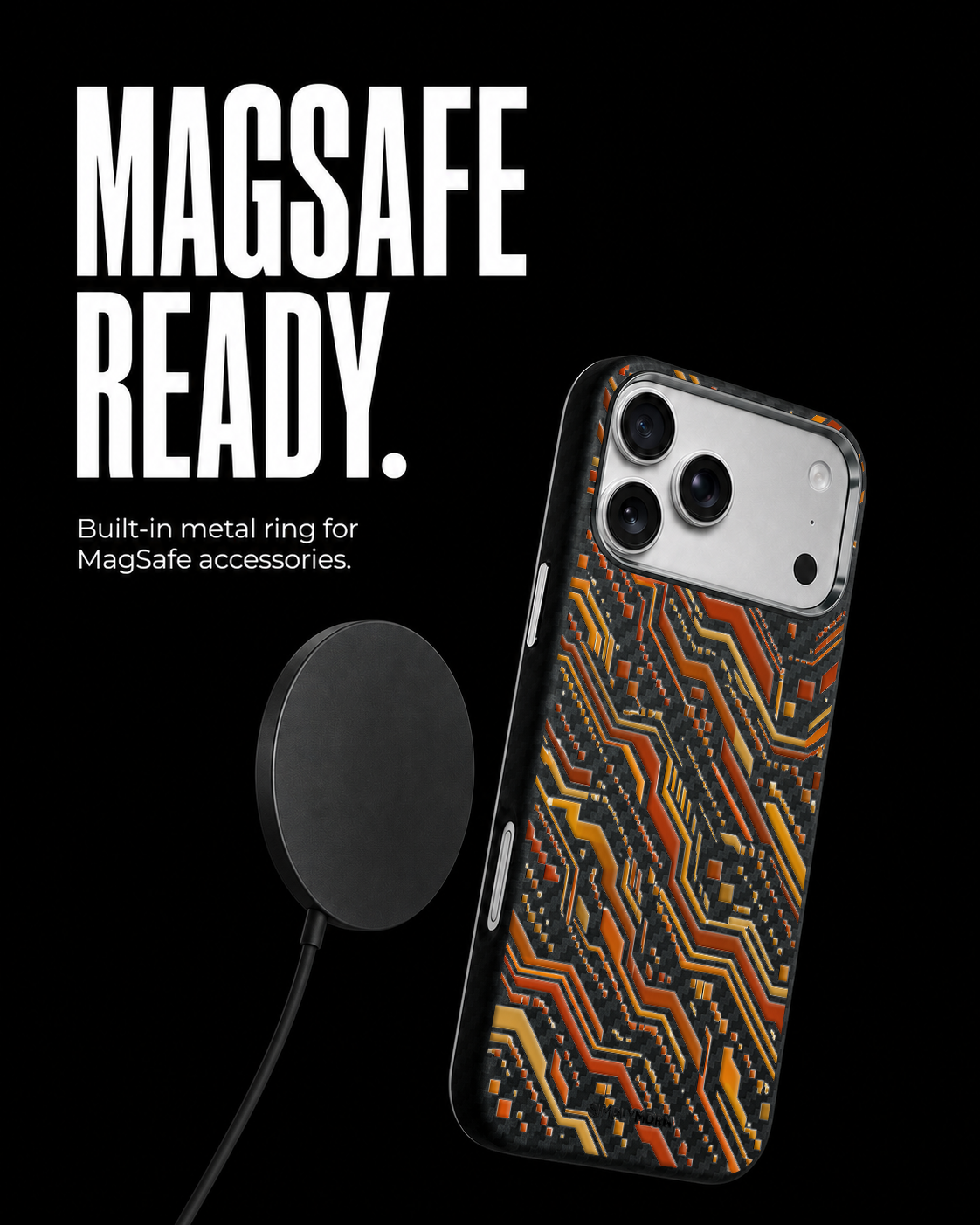 DESERT SIGNAL Carbon S1 iPhone 17 Pro case - product view 5