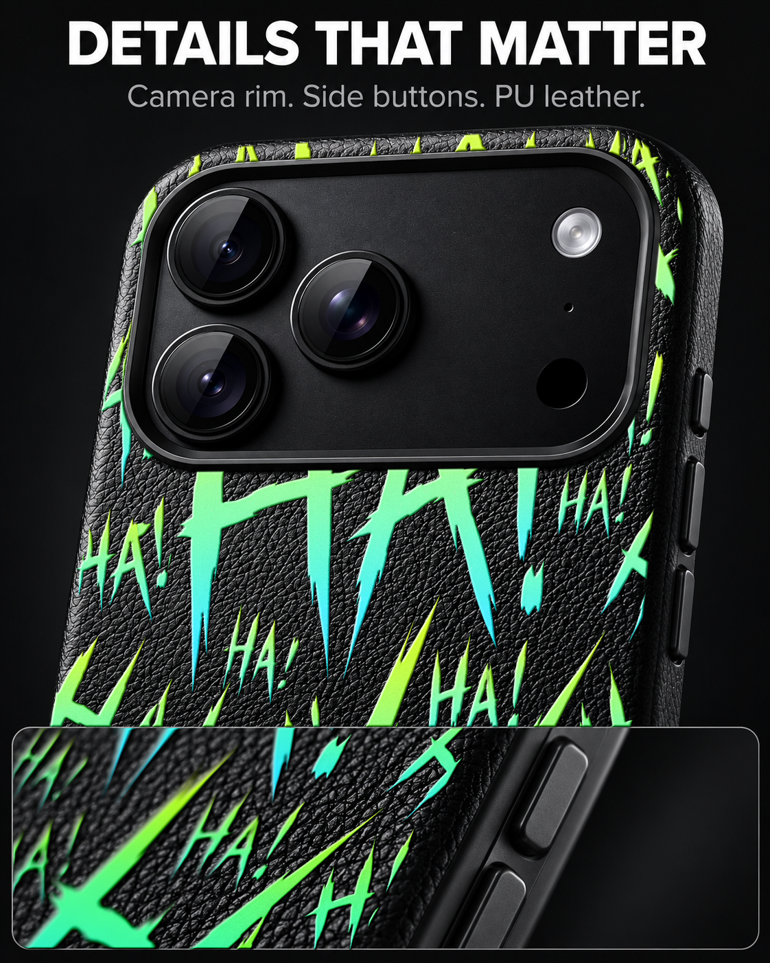 Jokester Aigue-Marine Leather X Series case, representative view 4