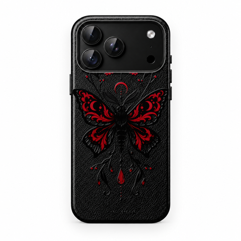 DUSK MOTH — Leather X Series case, representative view