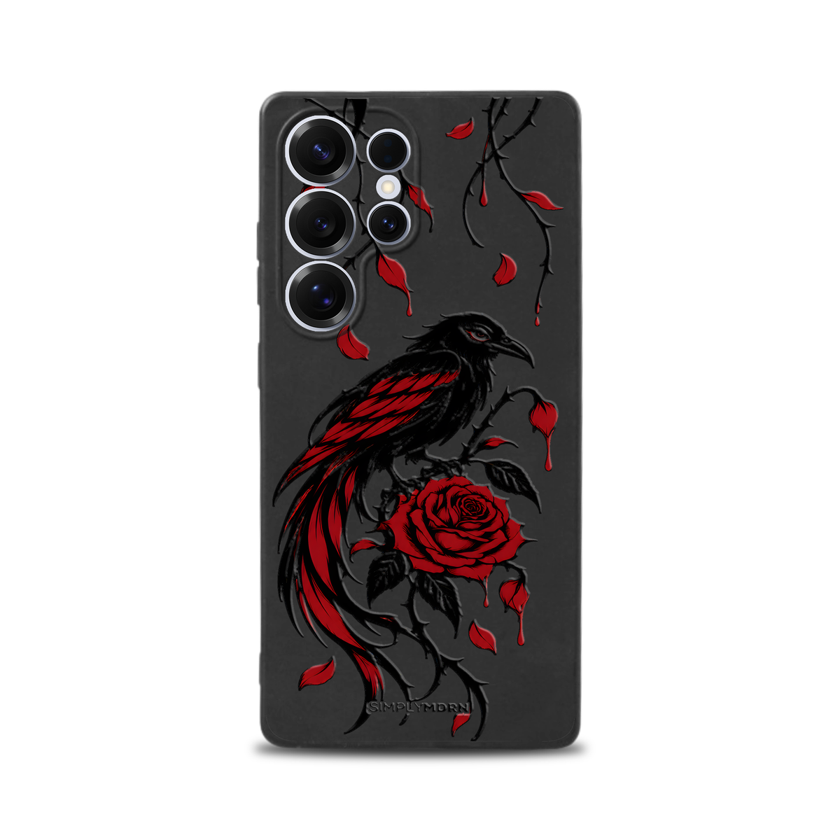 Ravenheart artwork on a Black Slim case, Samsung S25 Ultra representative image, view 1