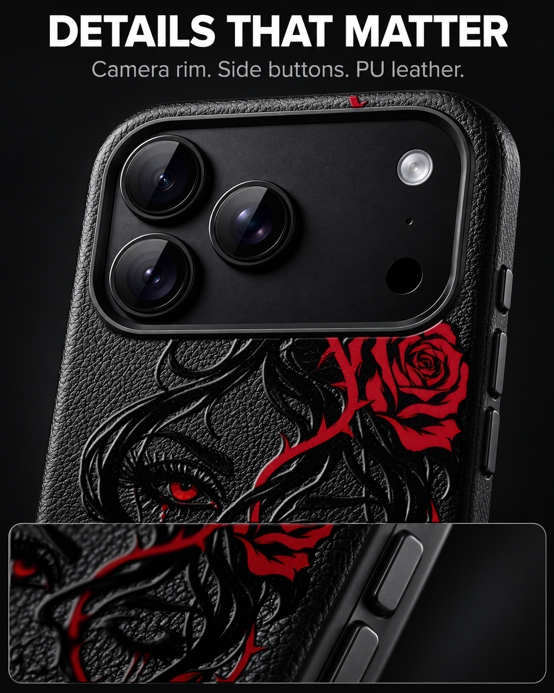 Scarlet Reverie Leather X Series case, representative view 4
