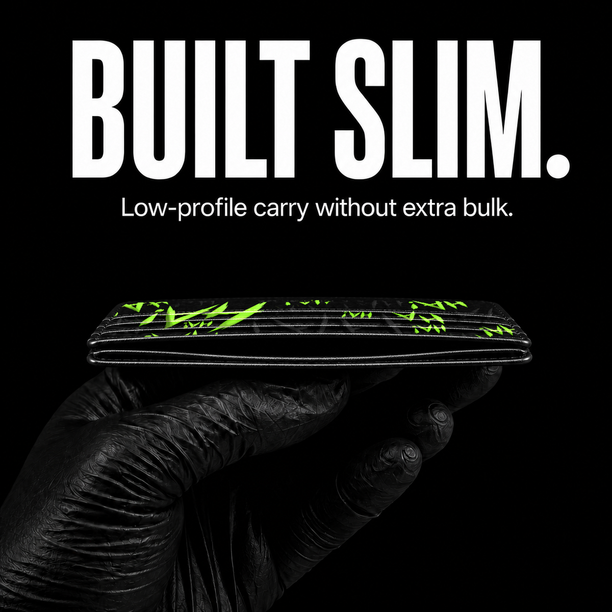Razor Laugh Card Wallet - slim profile