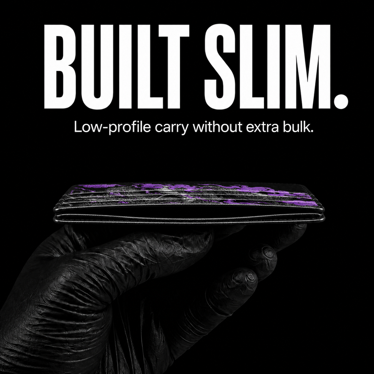 Violet Fang Card Wallet - slim profile