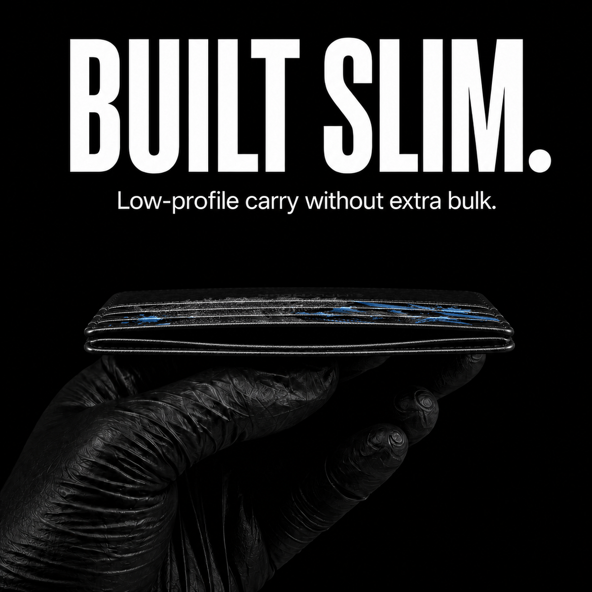 Night Vector Card Wallet - slim profile