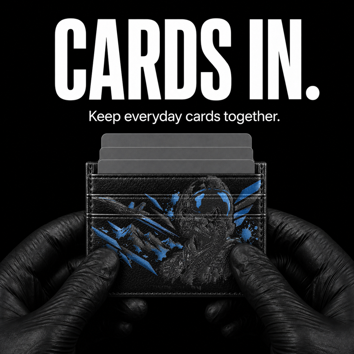 Night Vector Card Wallet - card storage