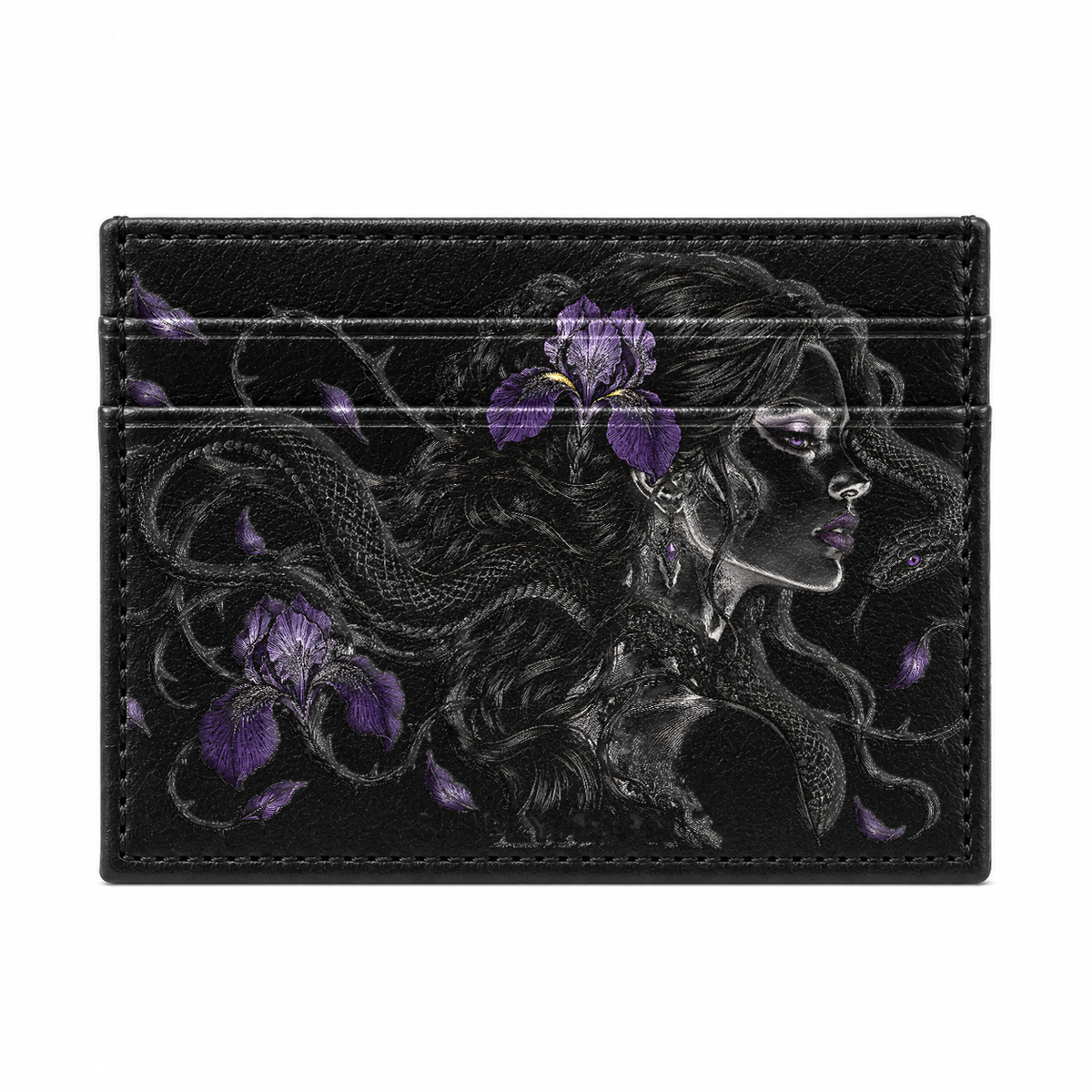 Violet Secret Card Wallet - front view