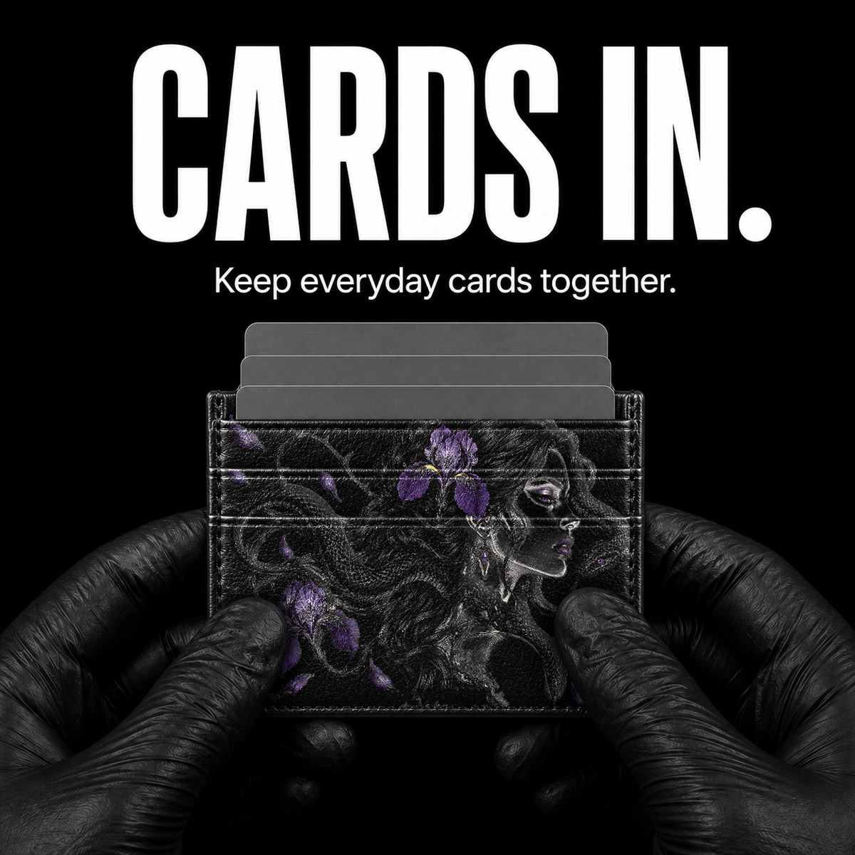Violet Secret Card Wallet - card storage